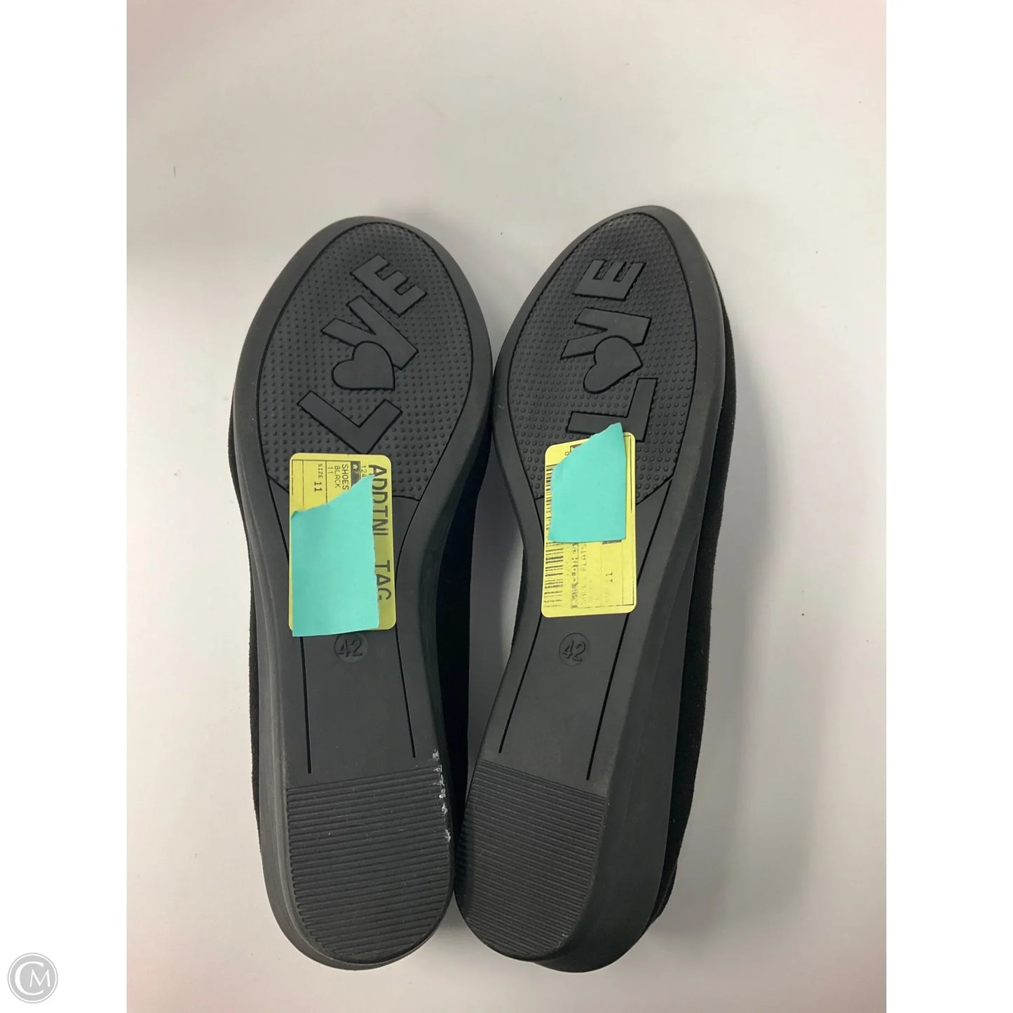 Shoes Flats By Clothes Mentor In Black, Size: 11
