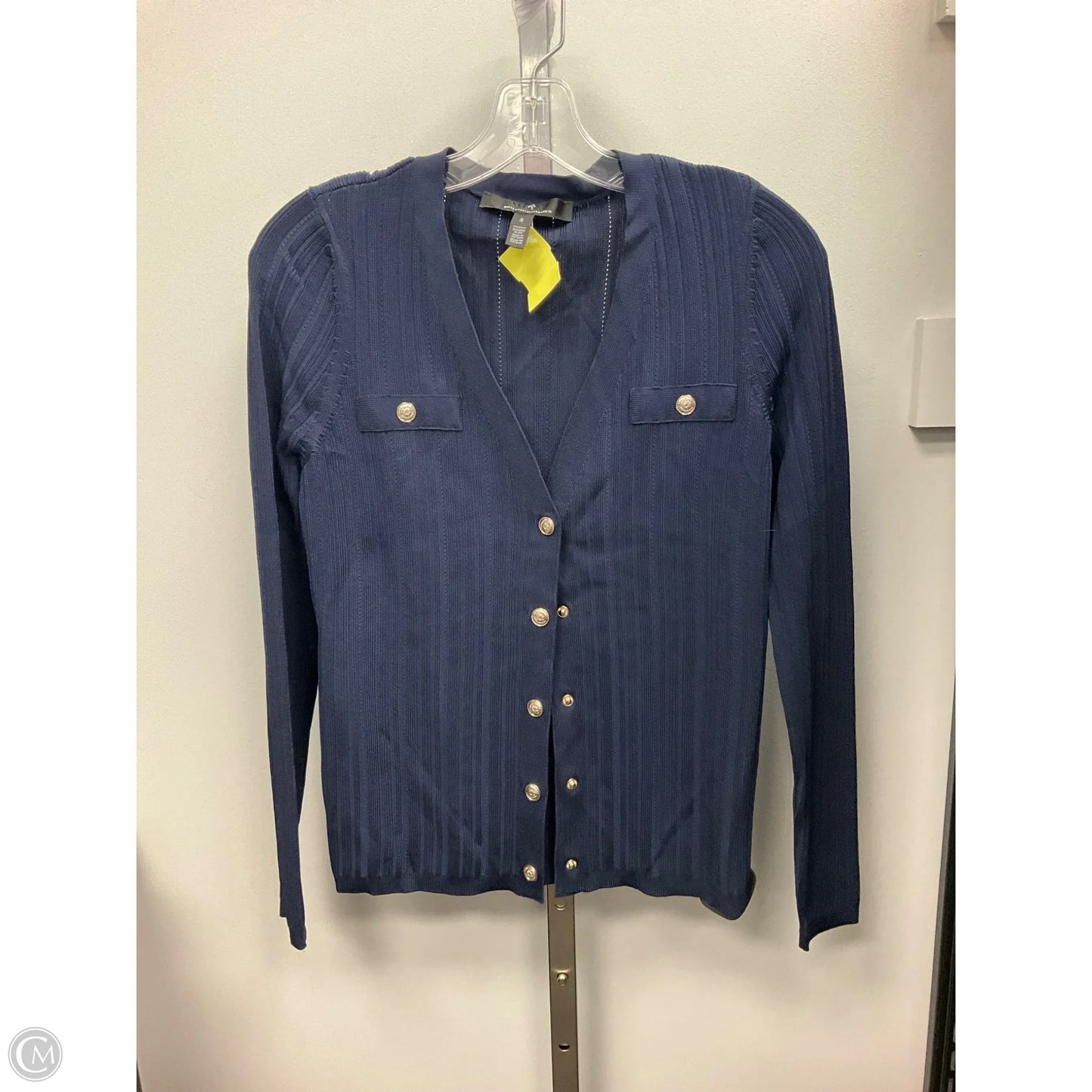 Cardigan By White House Black Market In Navy, Size: S