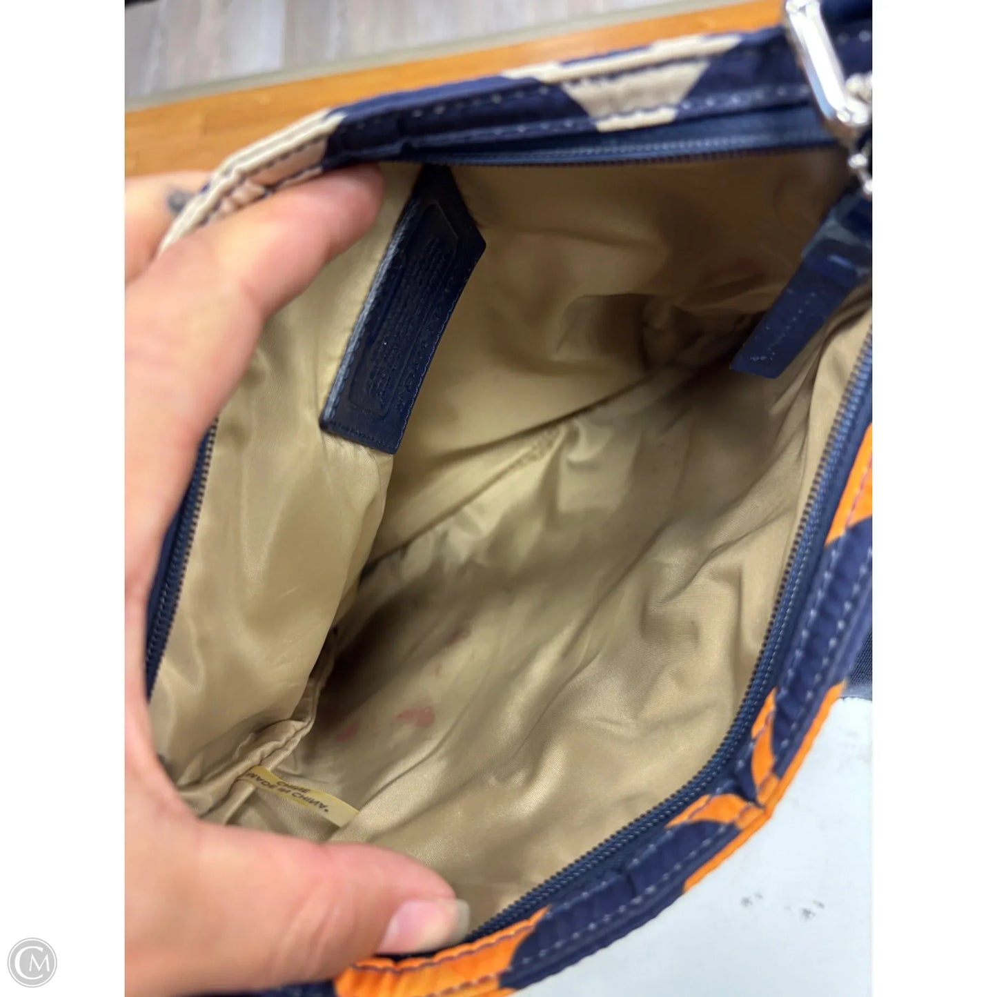 Crossbody Designer By Coach, Size: Medium