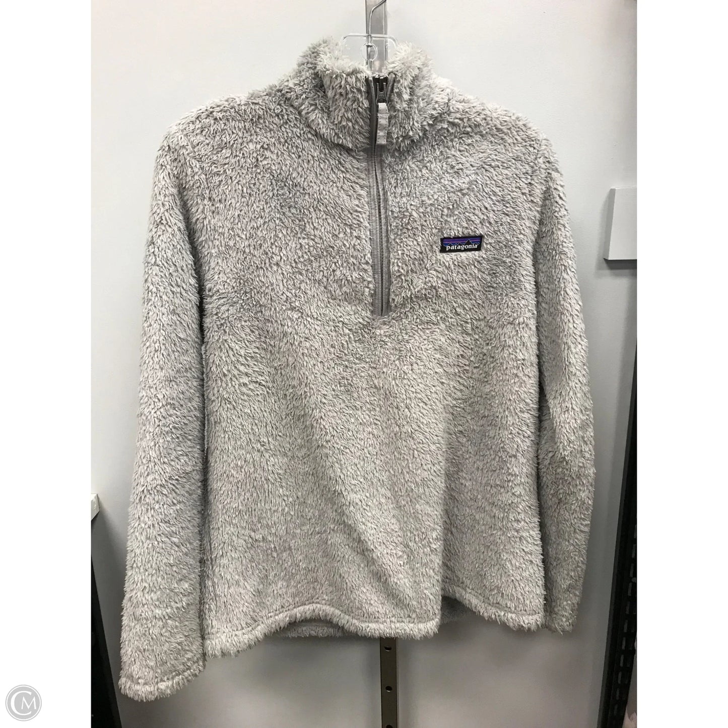 Jacket Fleece By Patagonia In Grey, Size: L