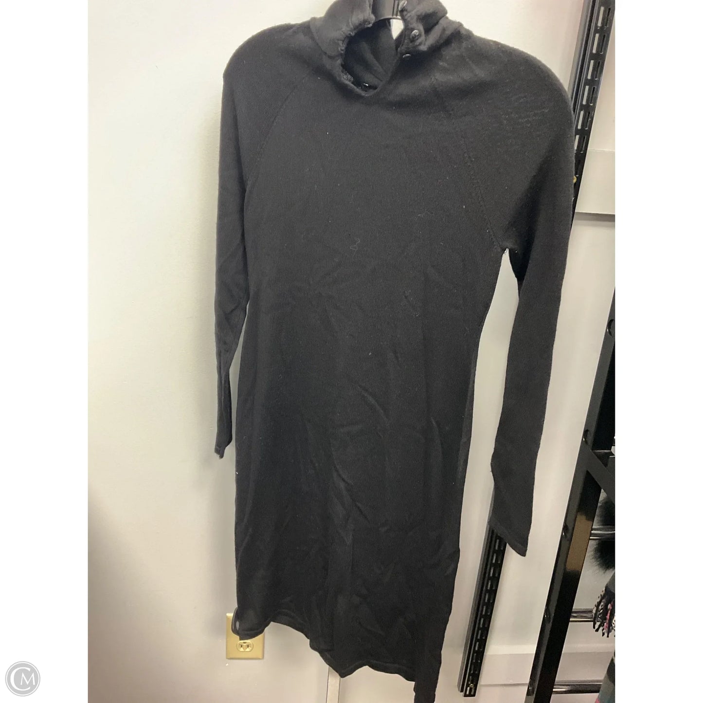 Dress Casual Midi By Lauren By Ralph Lauren In Black, Size: M