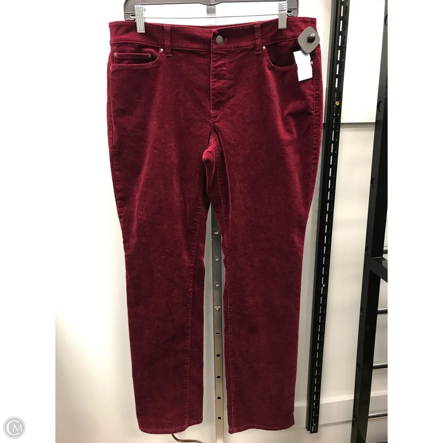 Pants Corduroy By Ann Taylor In Maroon, Size: 12