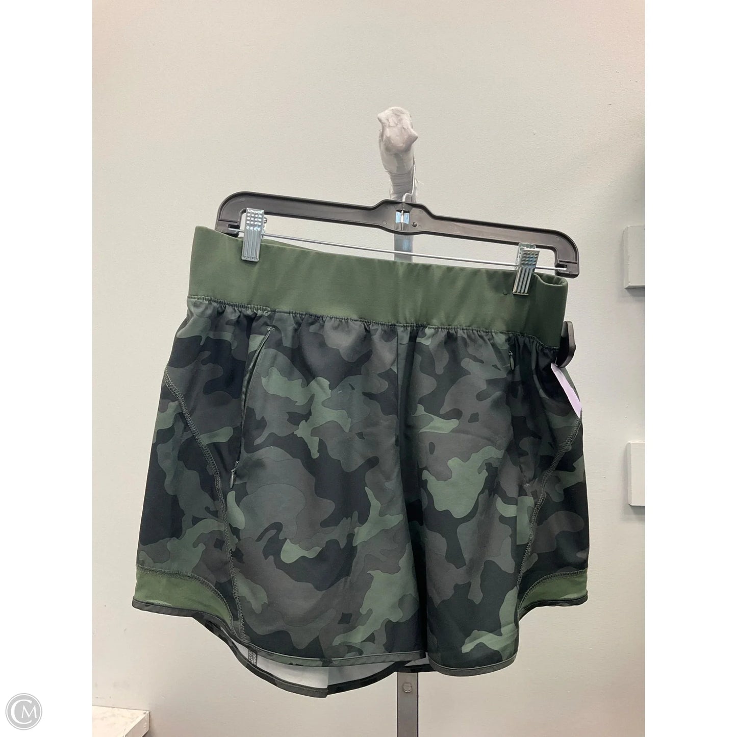 Athletic Shorts By Tek Gear In Camouflage Print, Size: L