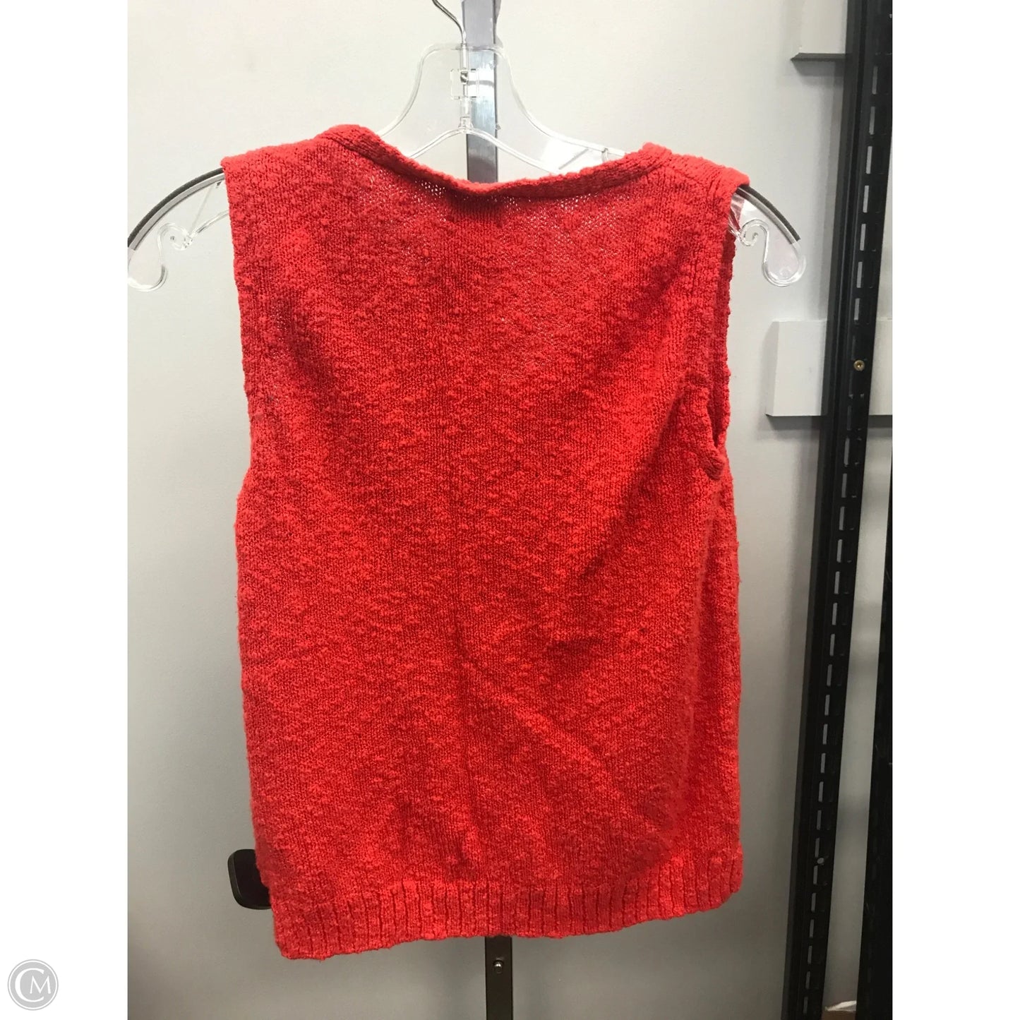 Top Sleeveless By J. Crew In Red, Size: S