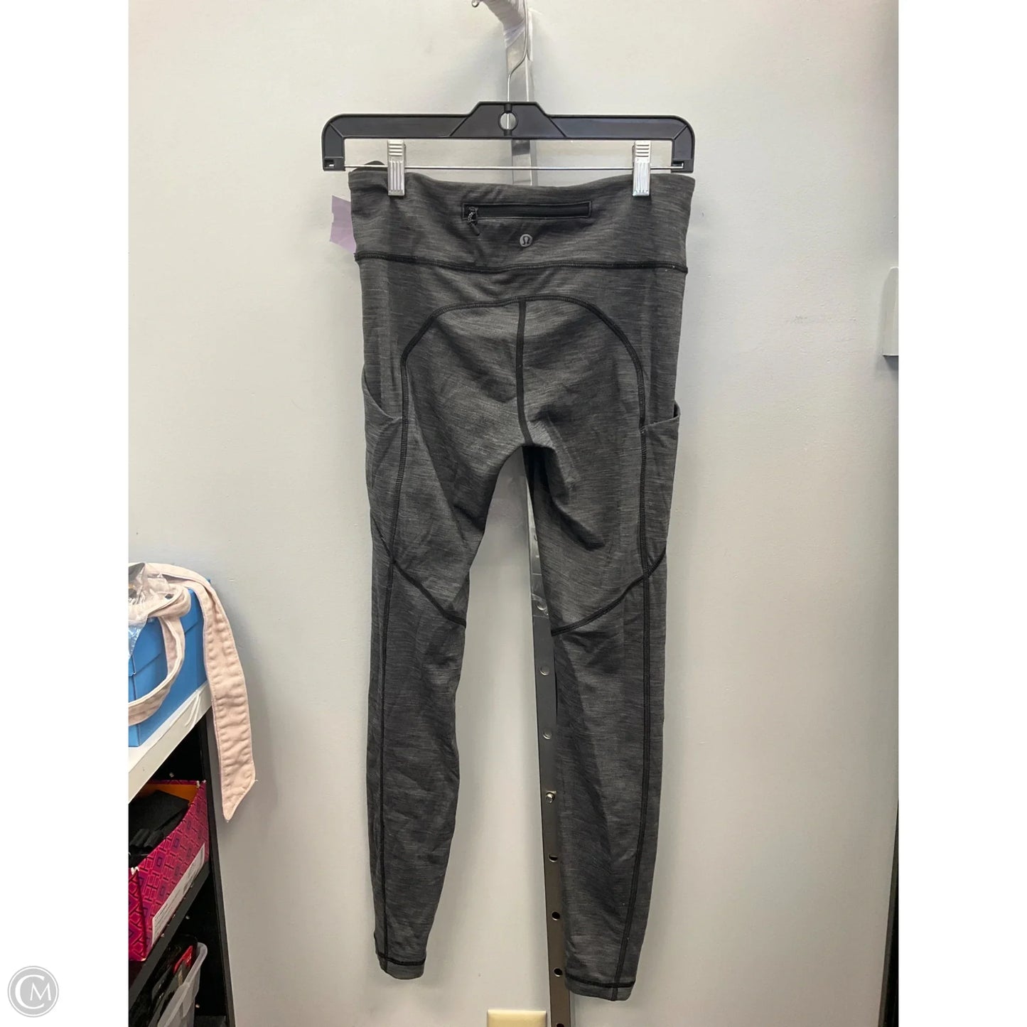 Athletic Leggings By Lululemon In Grey, Size: 6