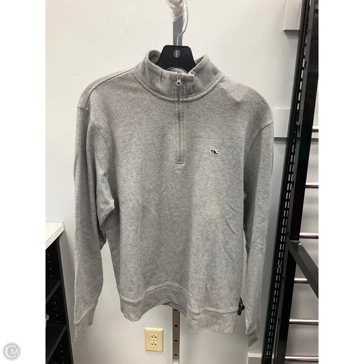 Top Long Sleeve By Vineyard Vines In Grey, Size: S