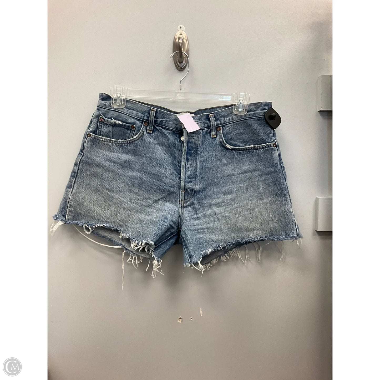 Shorts By Agolde In Blue Denim, Size: 12
