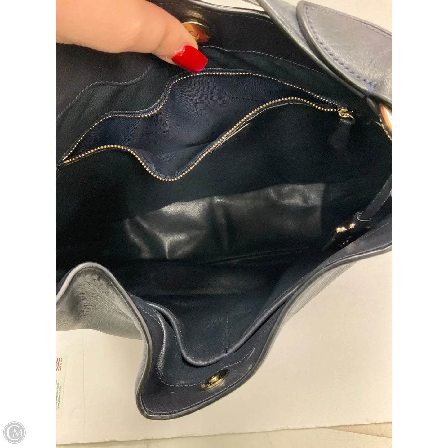 Handbag Designer By Coach, Size: Large