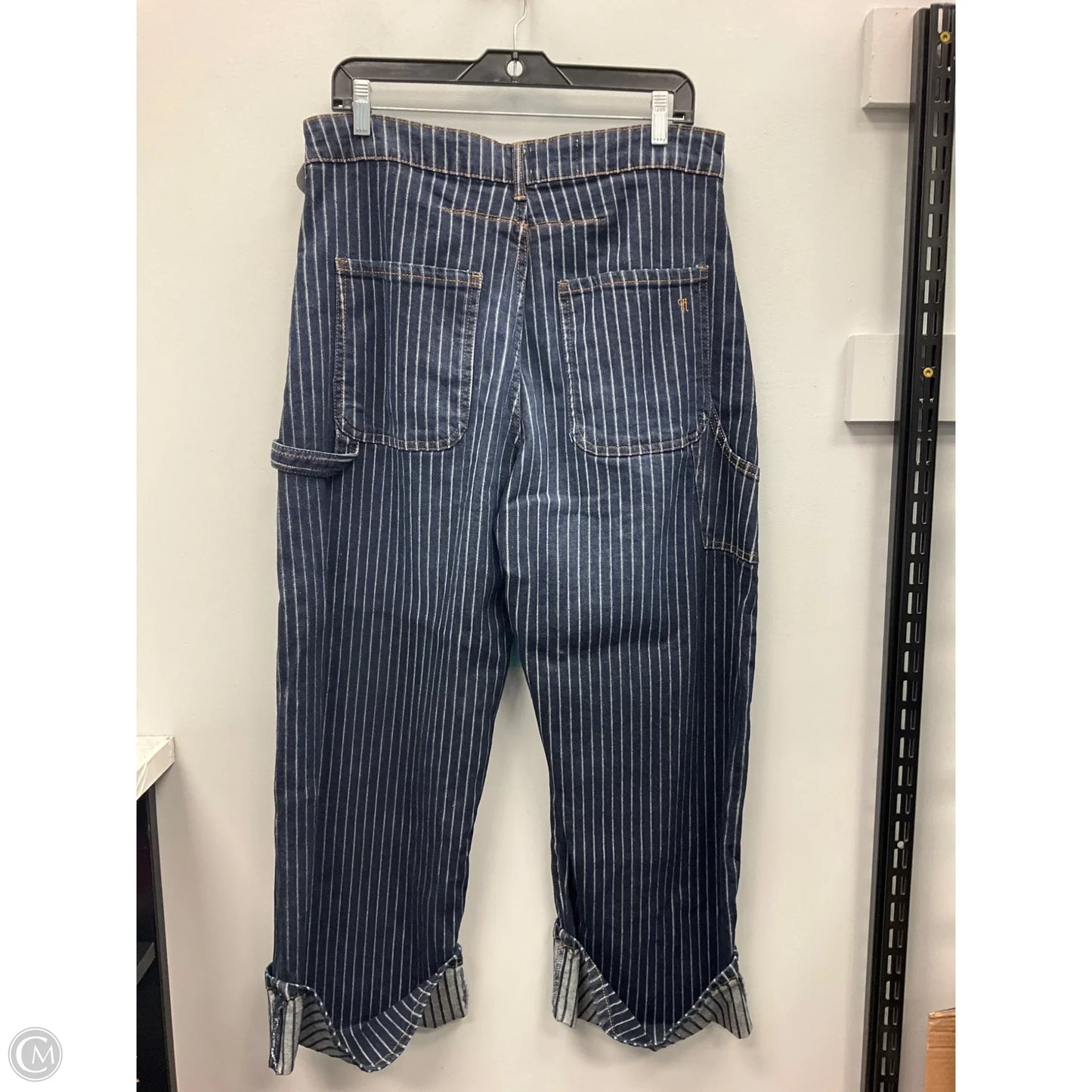 Jeans Boyfriend By Pilcro In Striped Pattern, Size: 8