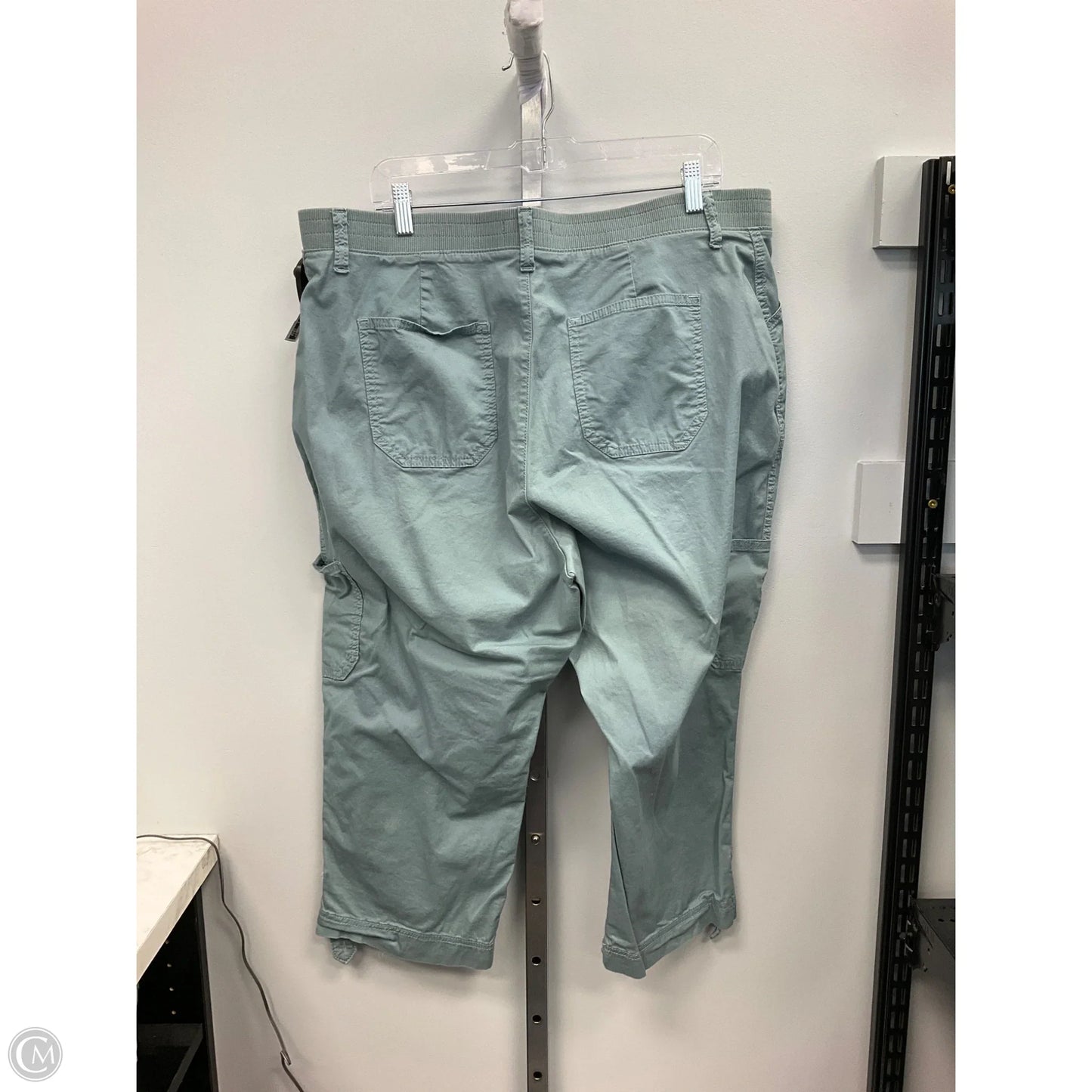 Pants Cropped By Lee In Blue, Size: 20