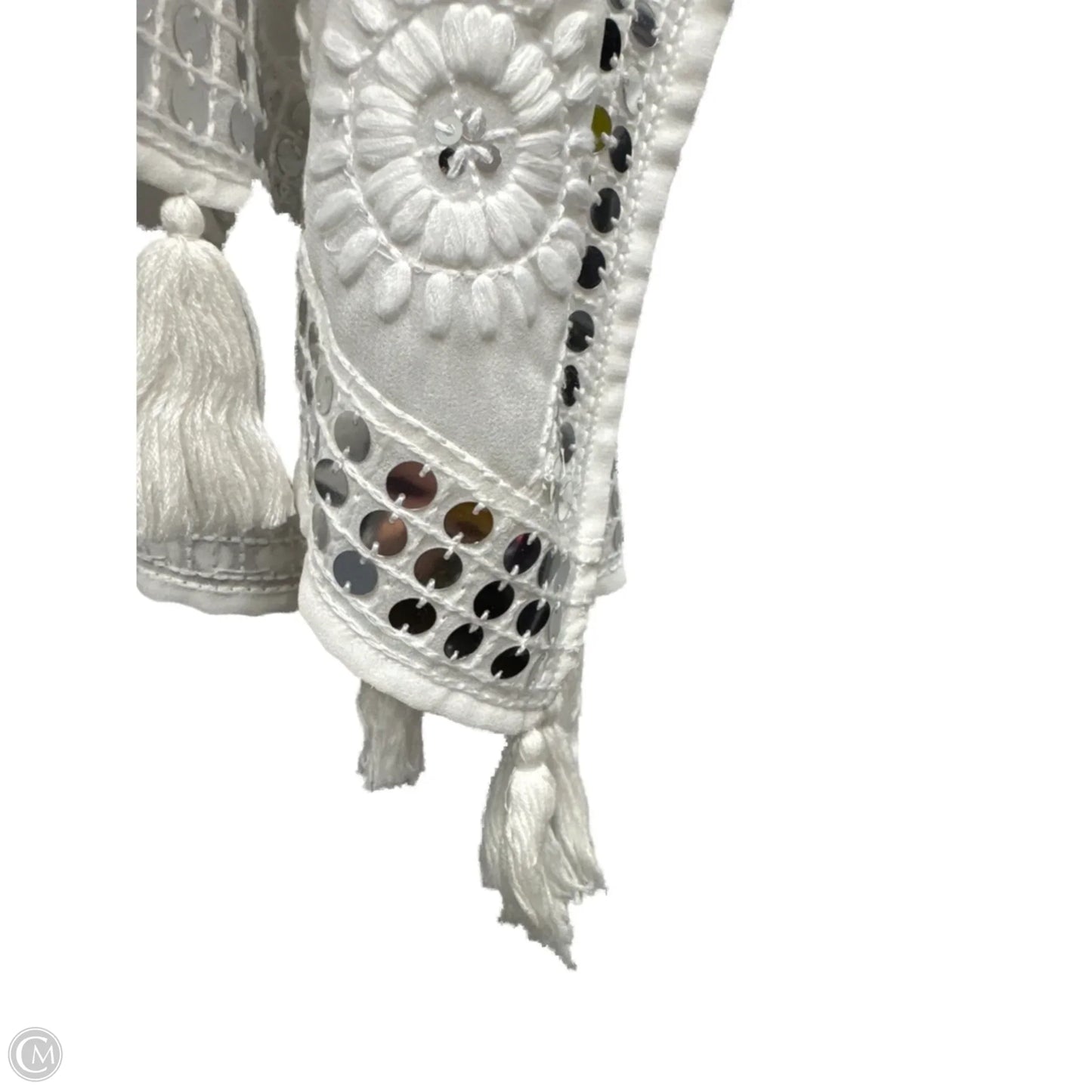Kimono By Soft Surroundings In Silver & White, Size: Osfm