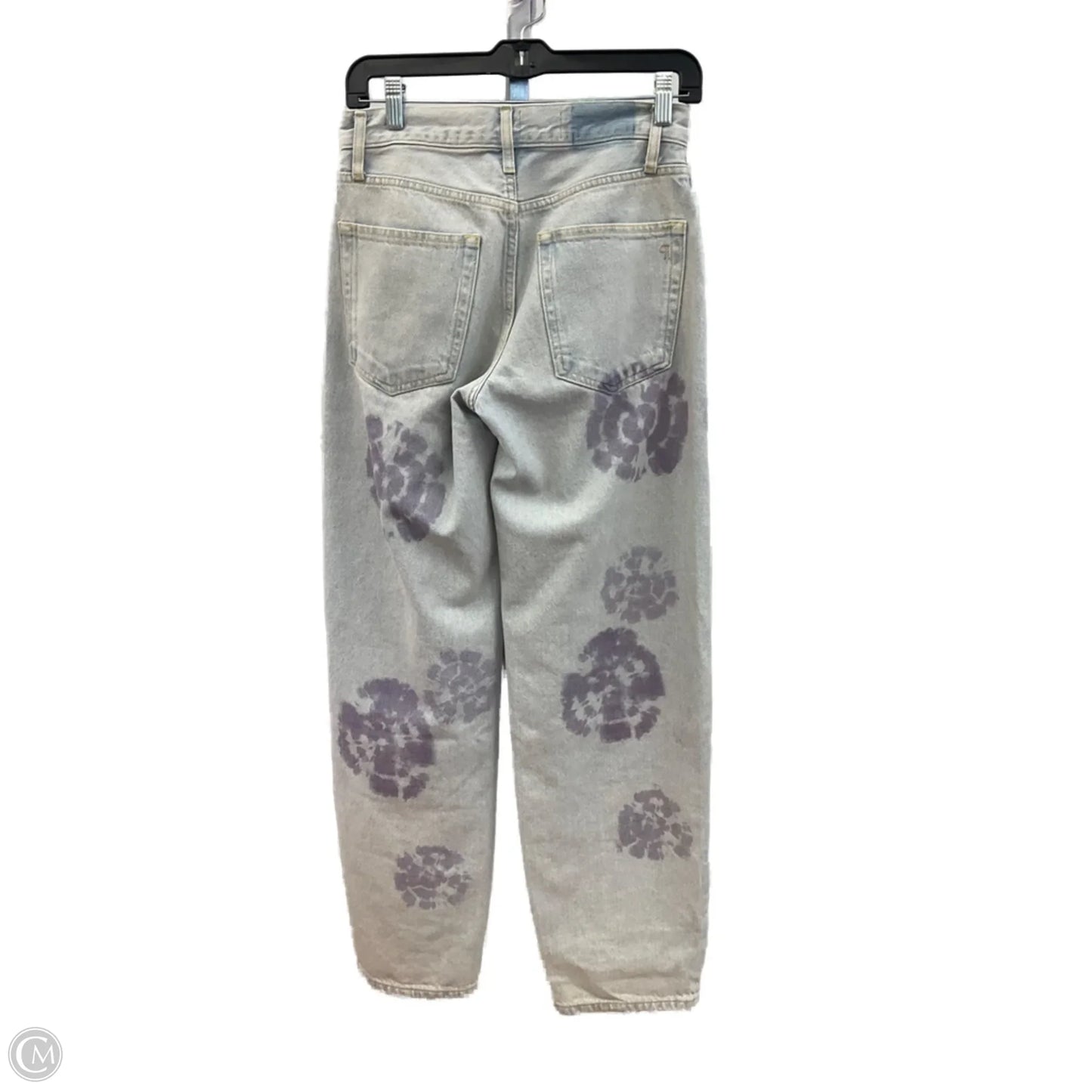 Jeans Wide Leg By Pilcro In Blue & Purple, Size: 0