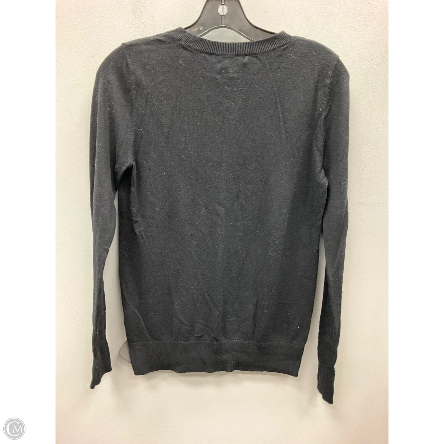 Top Long Sleeve By Halogen In Black, Size: S