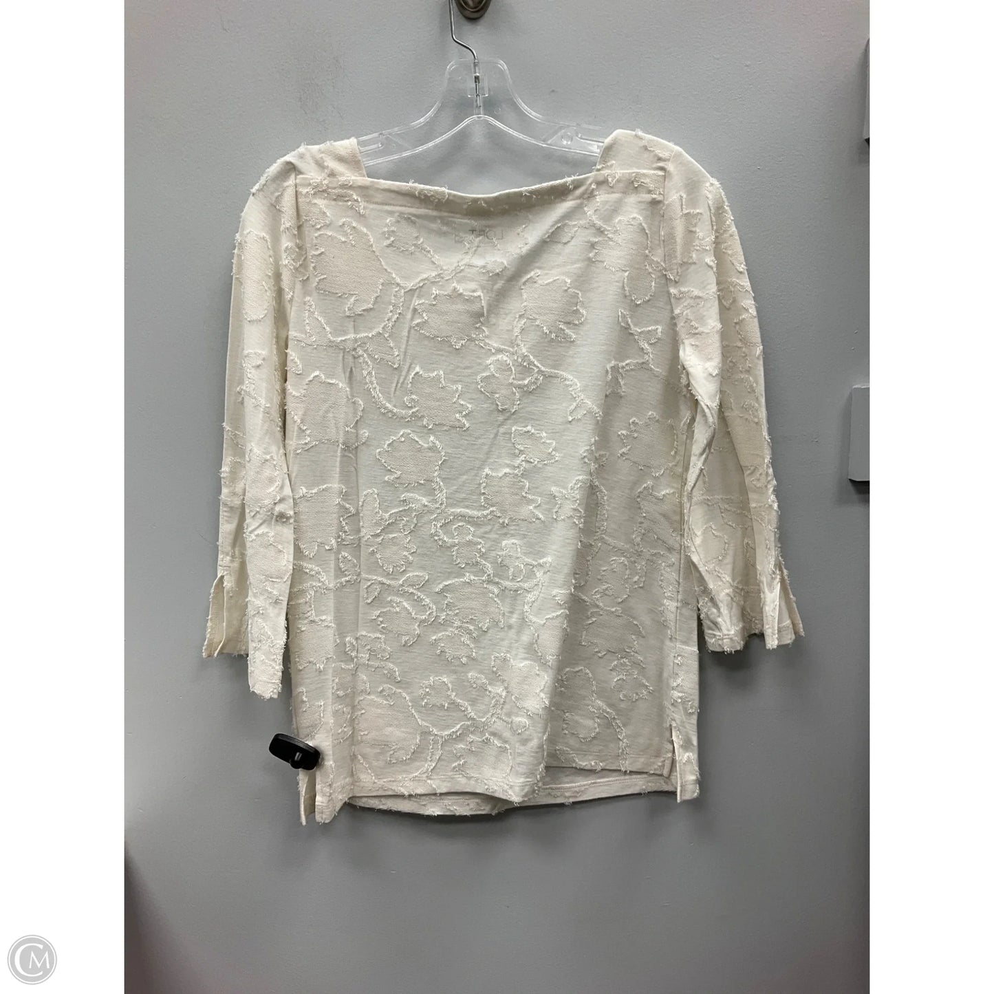 Top Long Sleeve By Loft In Cream, Size: Xs