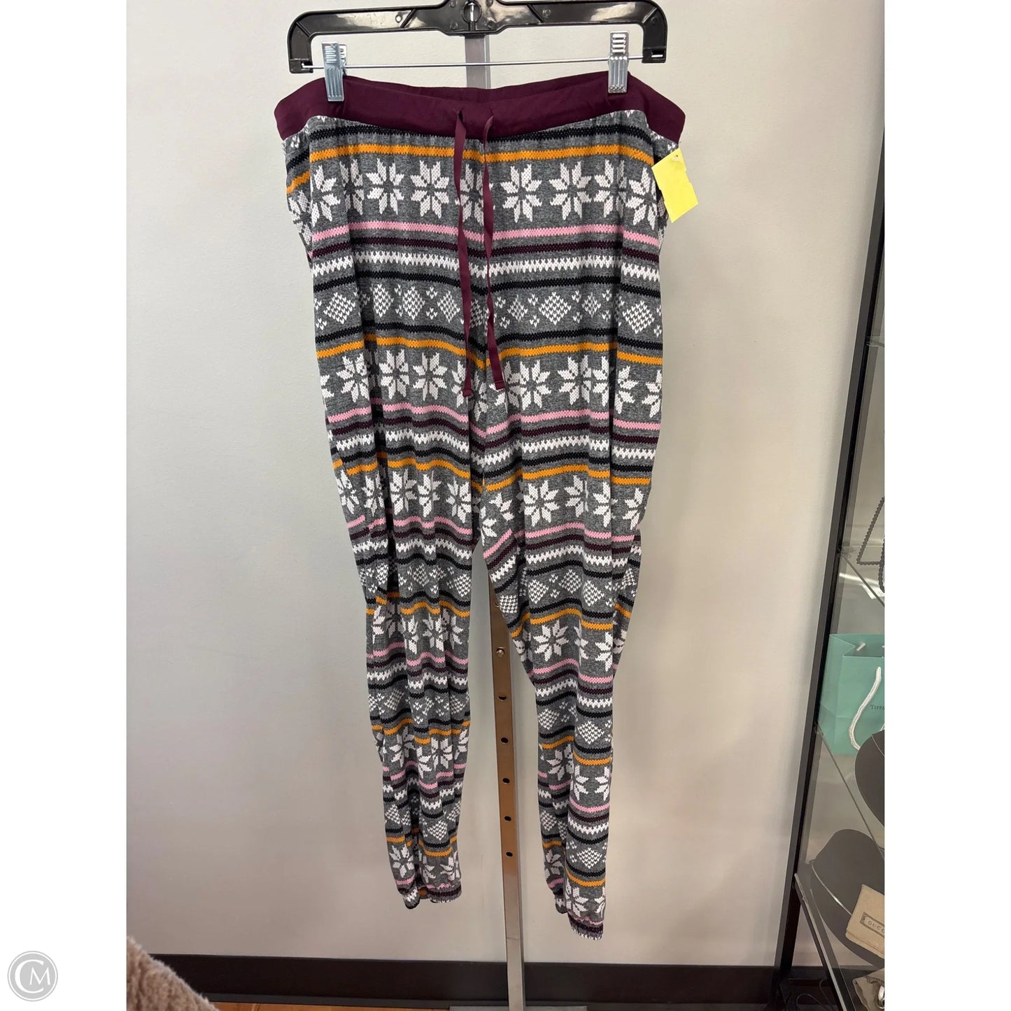 Pajamas 2pc By Simply Vera In Grey, Size: Xl