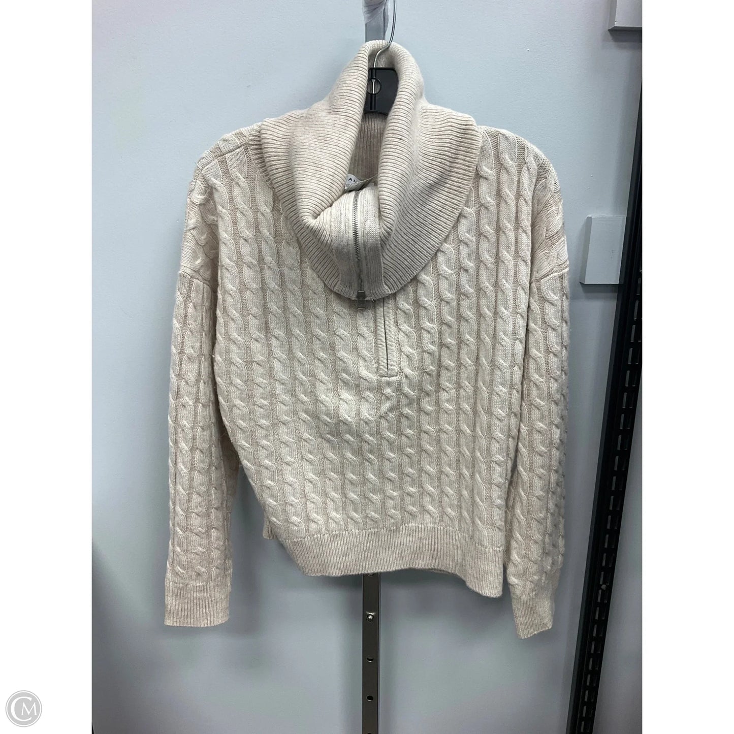 Sweater By Frame In Beige, Size: M