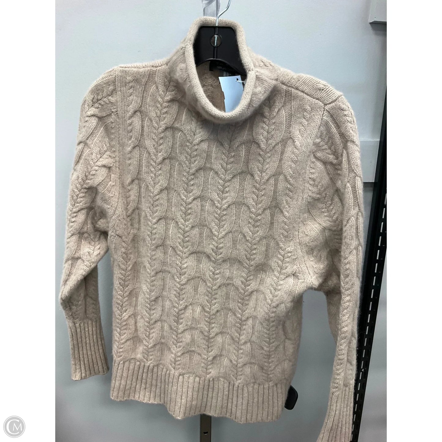 Sweater Cashmere By Tahari In Tan, Size: Xs