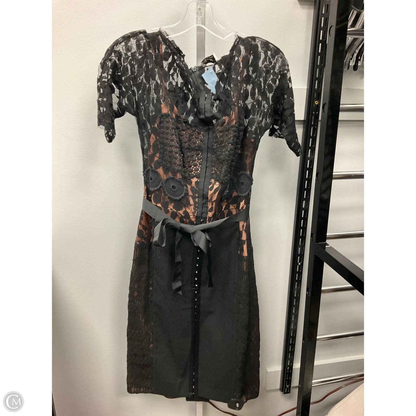 Dress Party Midi By Anthropologie In Black, Size: 8