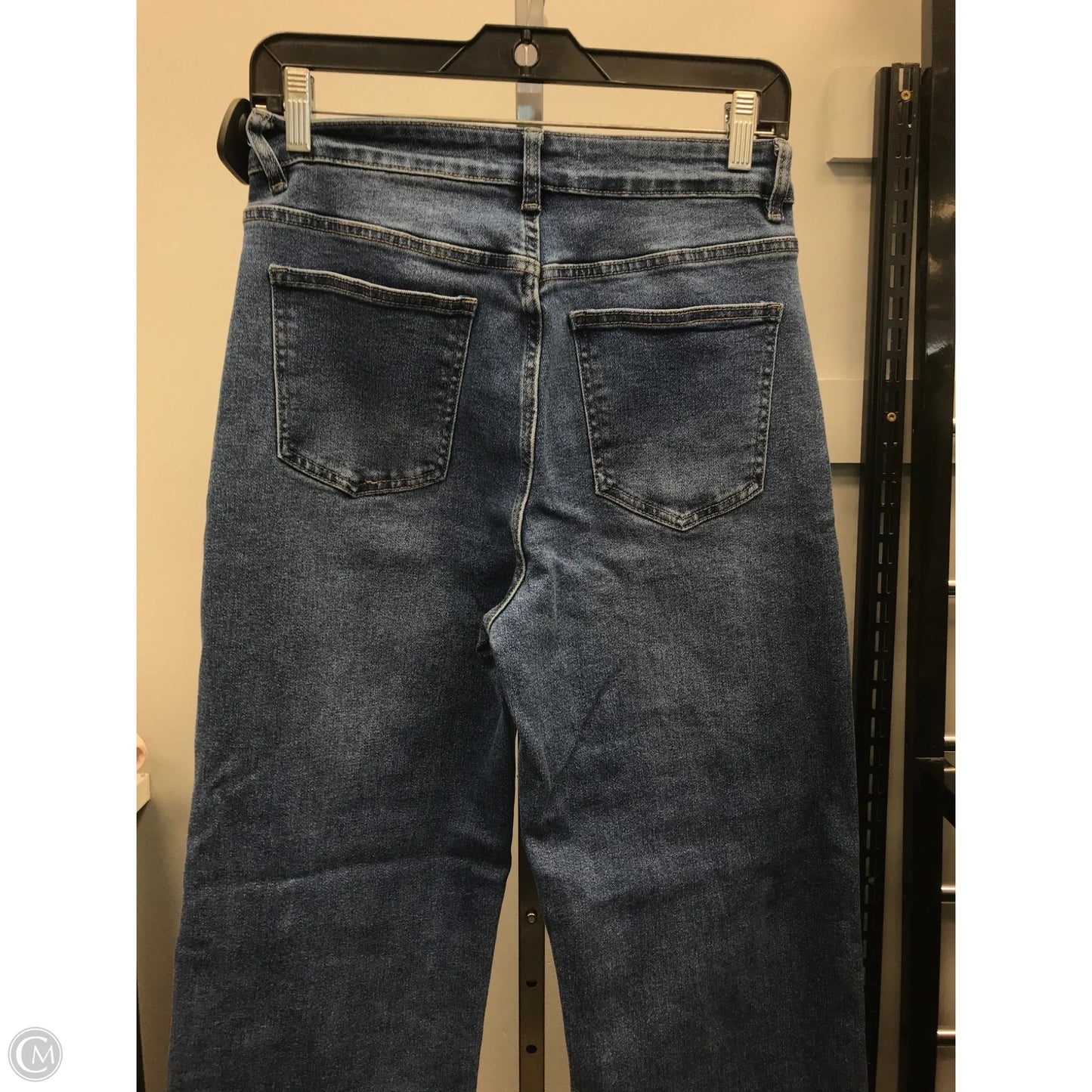 Jeans Flared By Clothes Mentor In Blue Denim, Size: 8