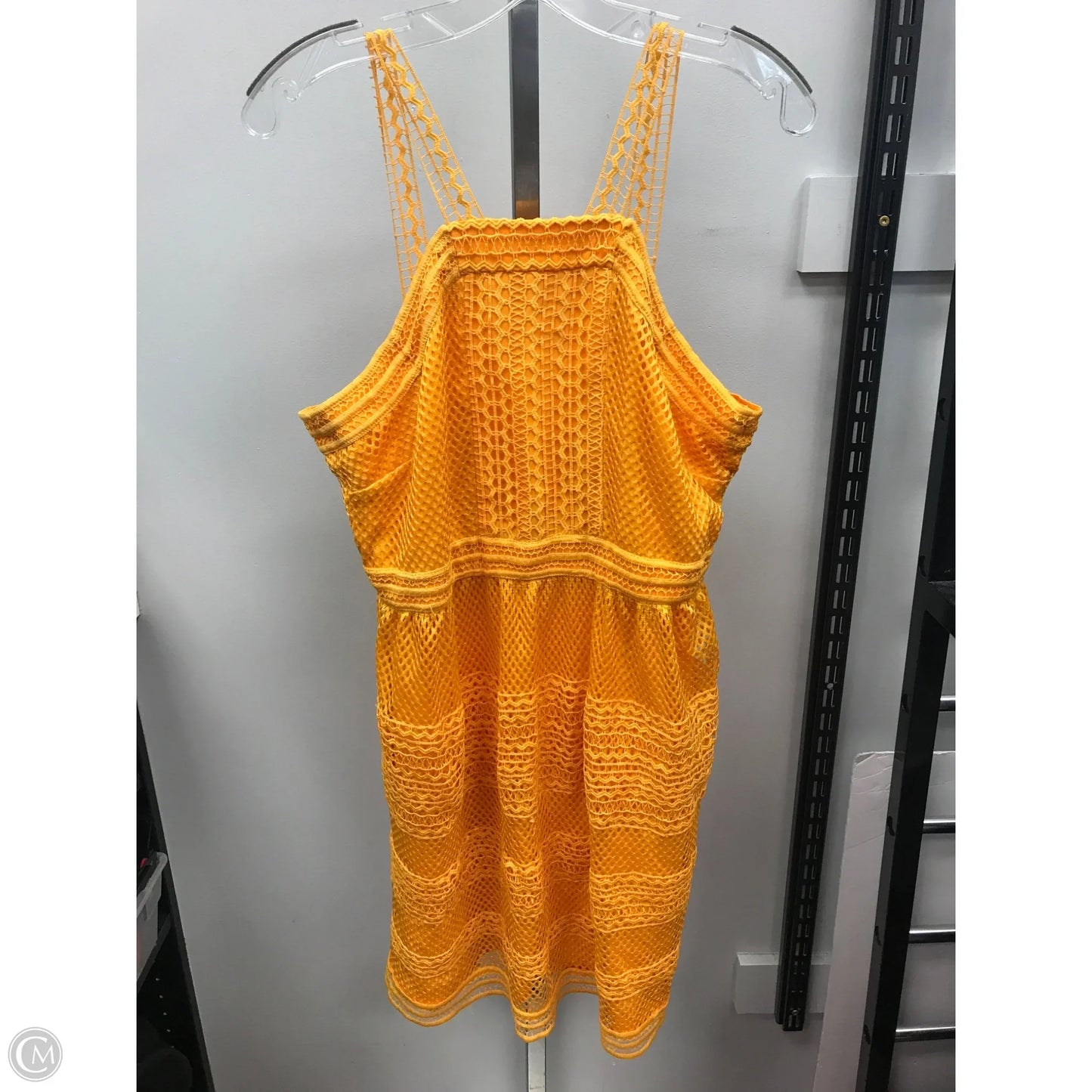 Dress Casual Short By Tahari In Yellow, Size: 12