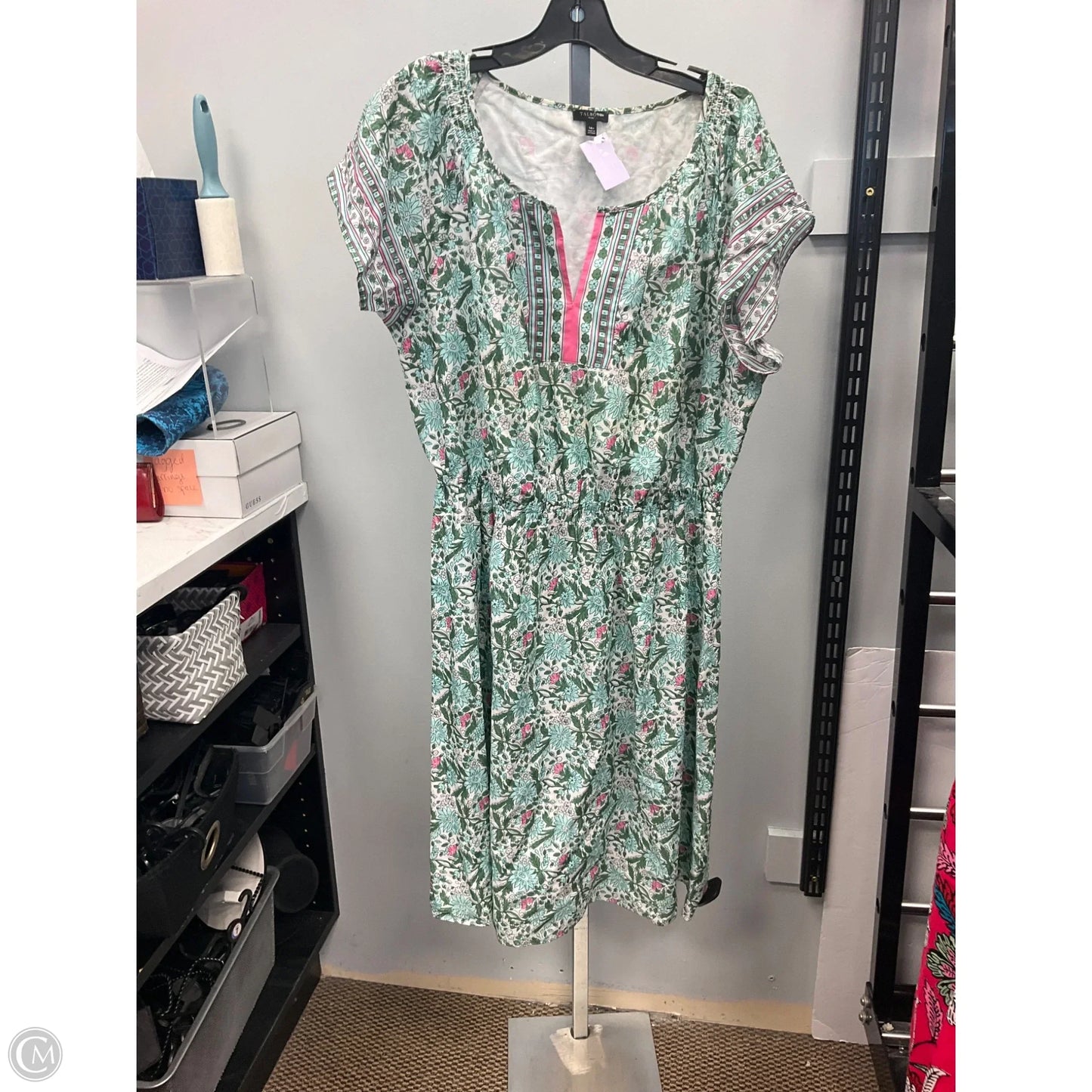 Dress Casual Short By Talbots In Floral Print, Size: 14