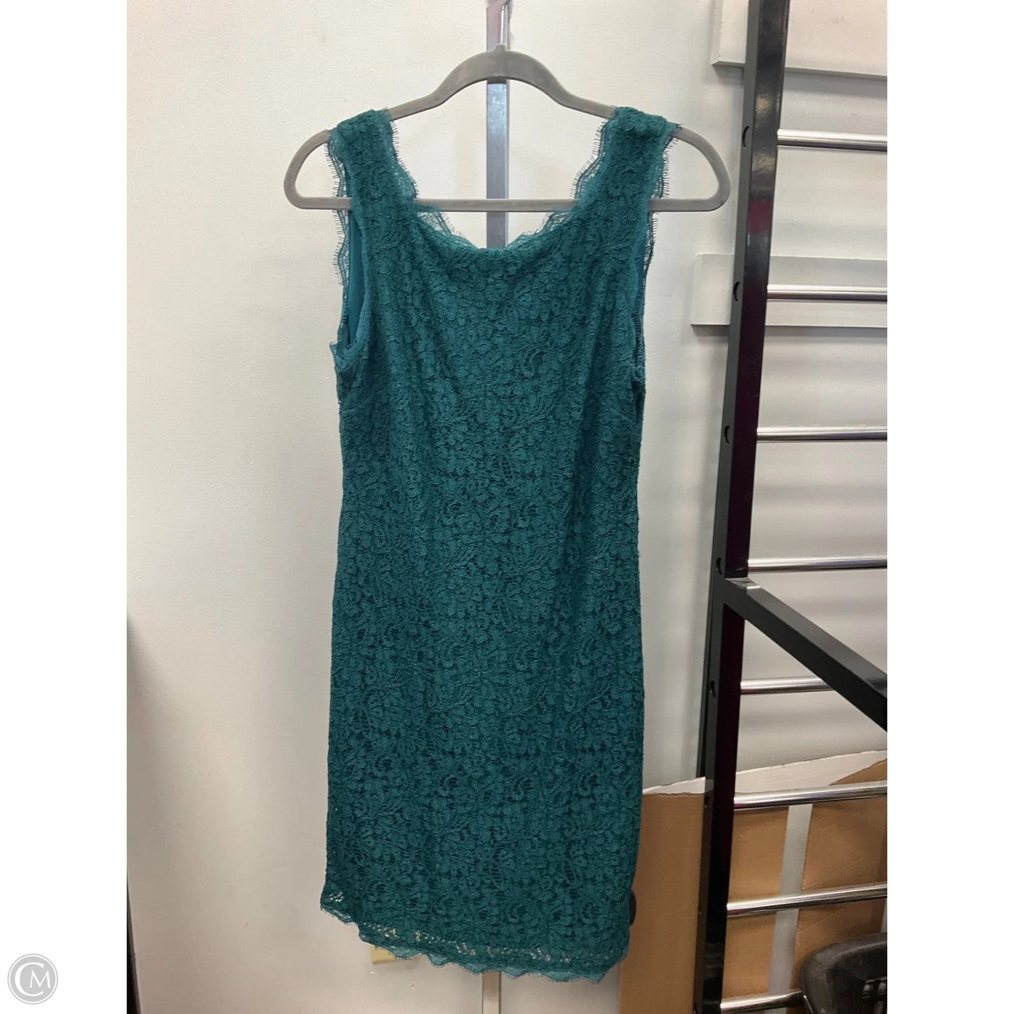 Dress Party Short By Adrianna Papell In Teal, Size: 10