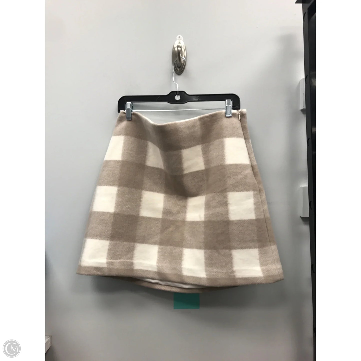 Skirt Mini & Short By Loft In Checkered Pattern, Size: 12