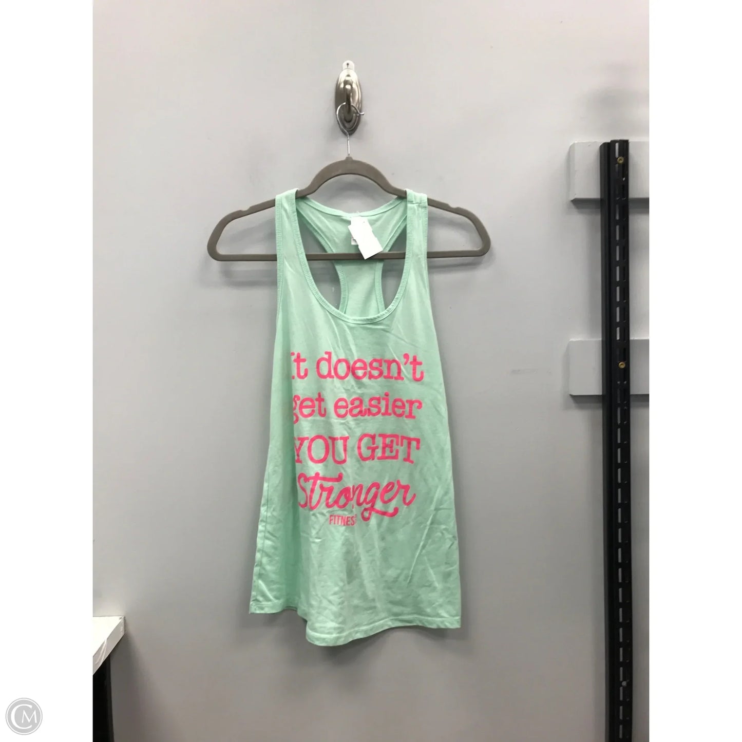 Athletic Tank Top By Next Level In Green, Size: M