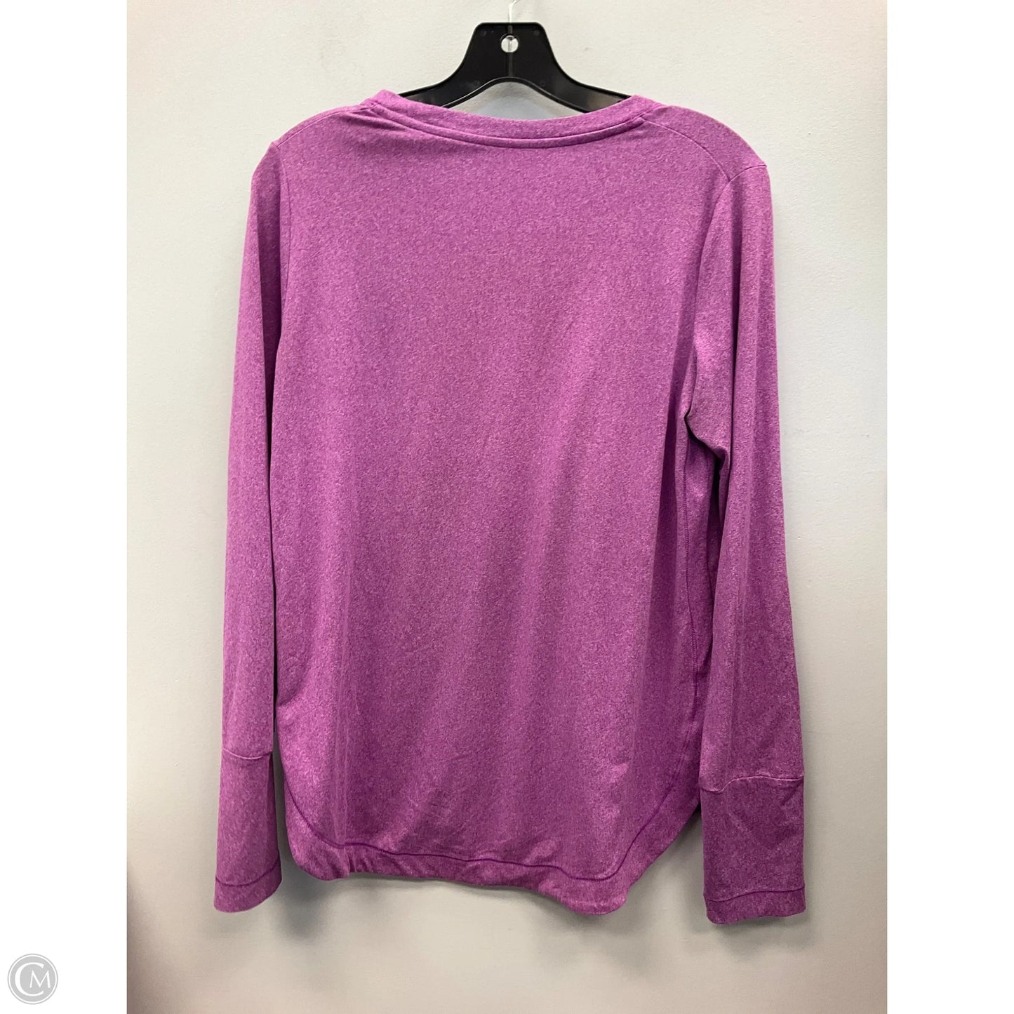 Athletic Top Long Sleeve Crewneck By Apana In Purple, Size: S