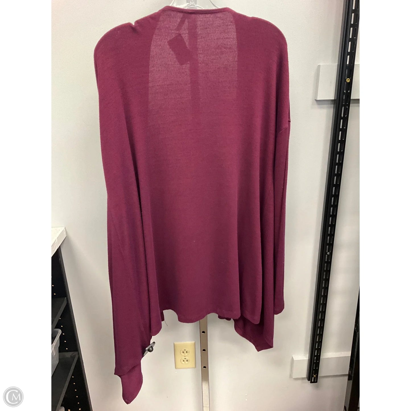 Sweater Cardigan By Mudd In Maroon, Size: Xl