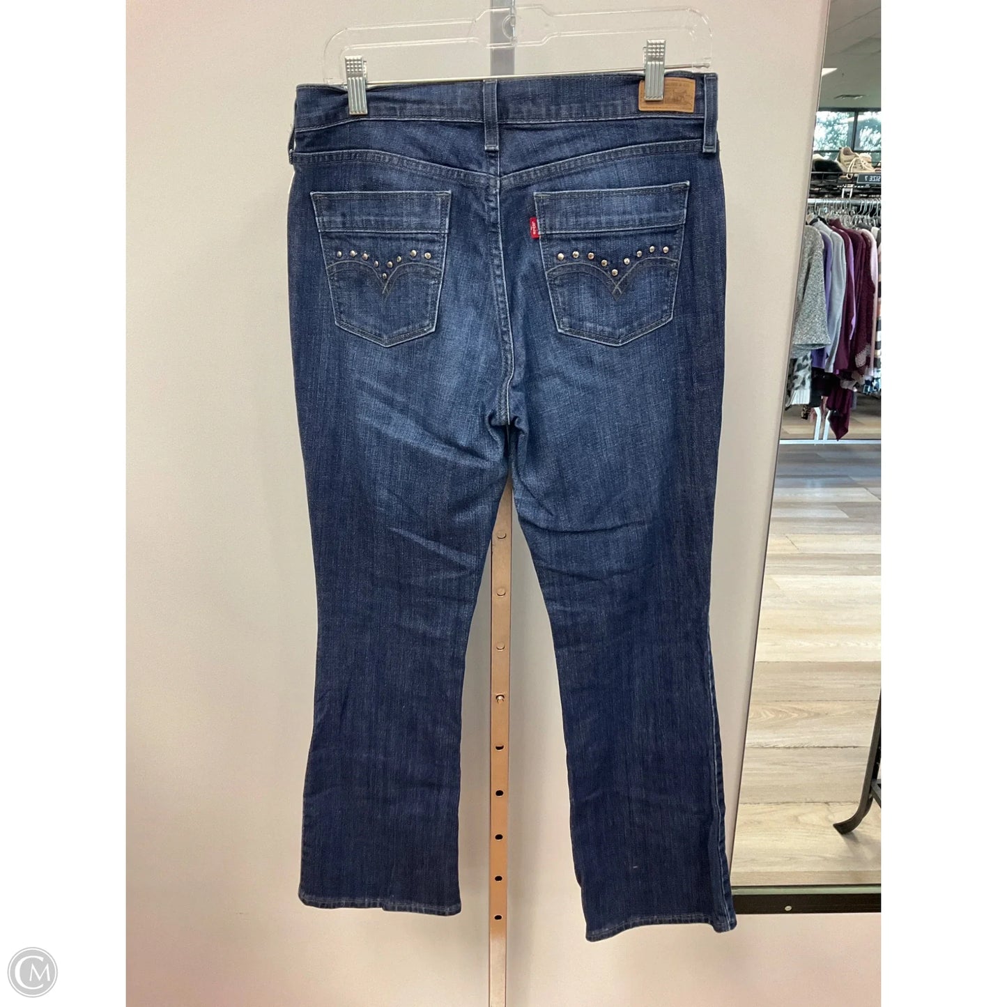 Jeans Boot Cut By Levis In Blue Denim, Size: 6p
