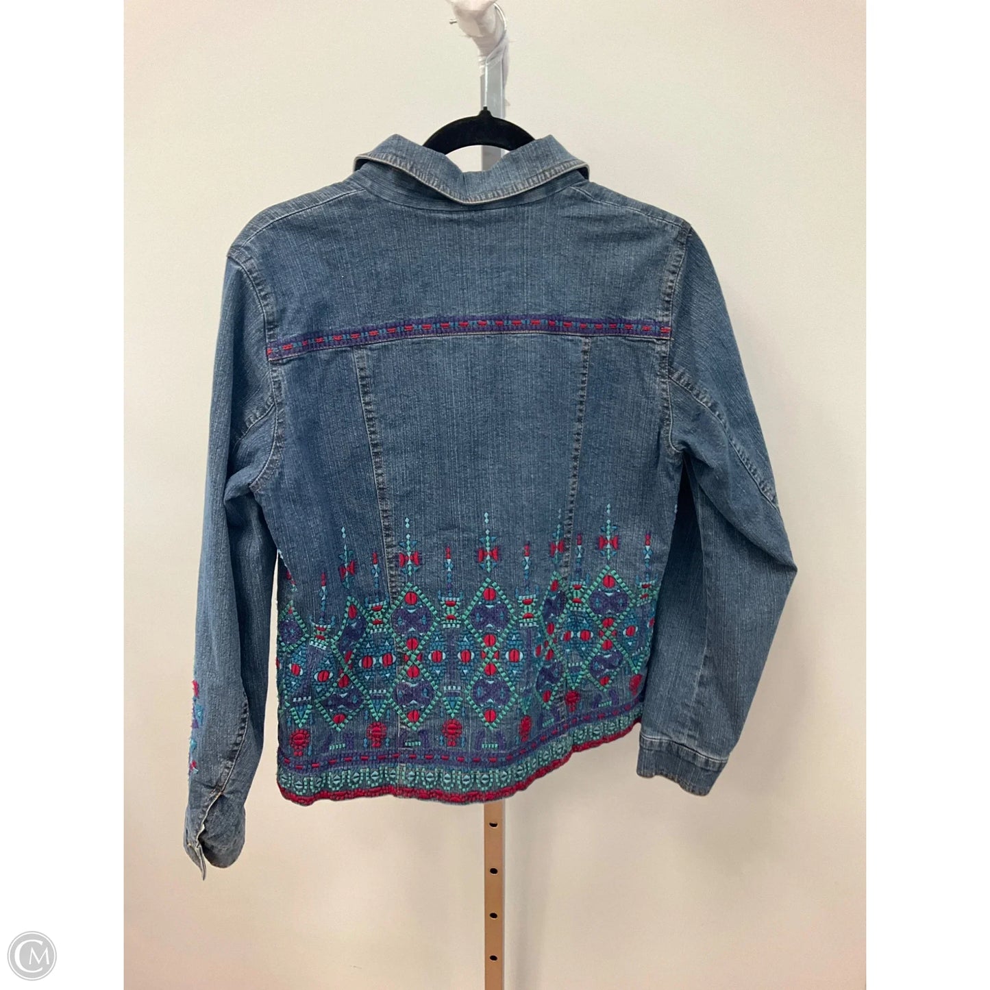 Jacket Denim By Coldwater Creek In Blue Denim, Size: S