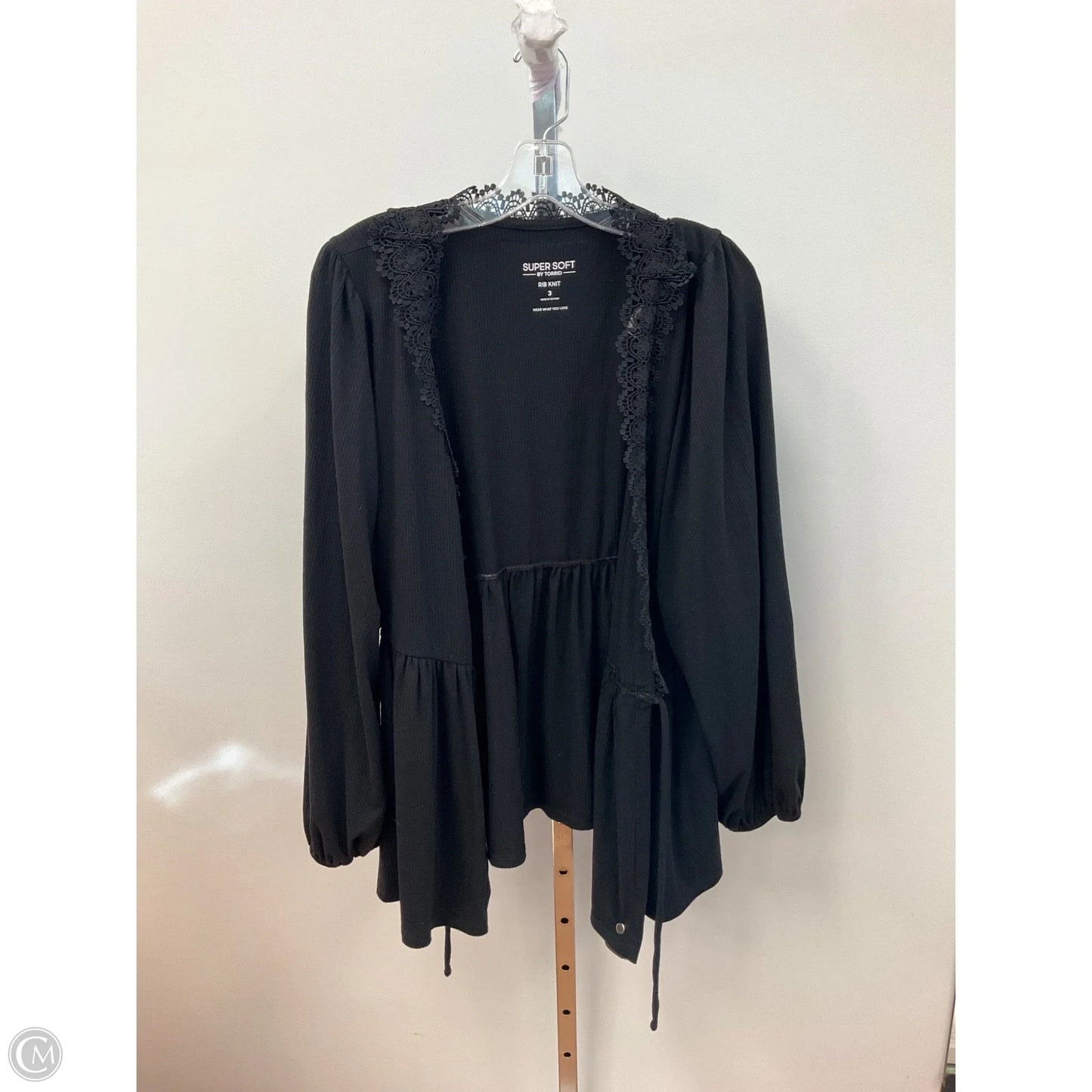 Cardigan By Torrid In Black, Size: 3x