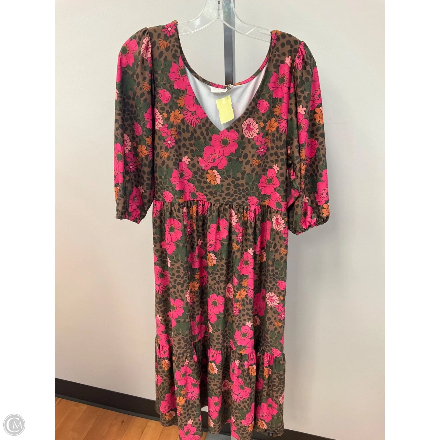 Dress Casual Maxi By Cmc In Floral Print, Size: S