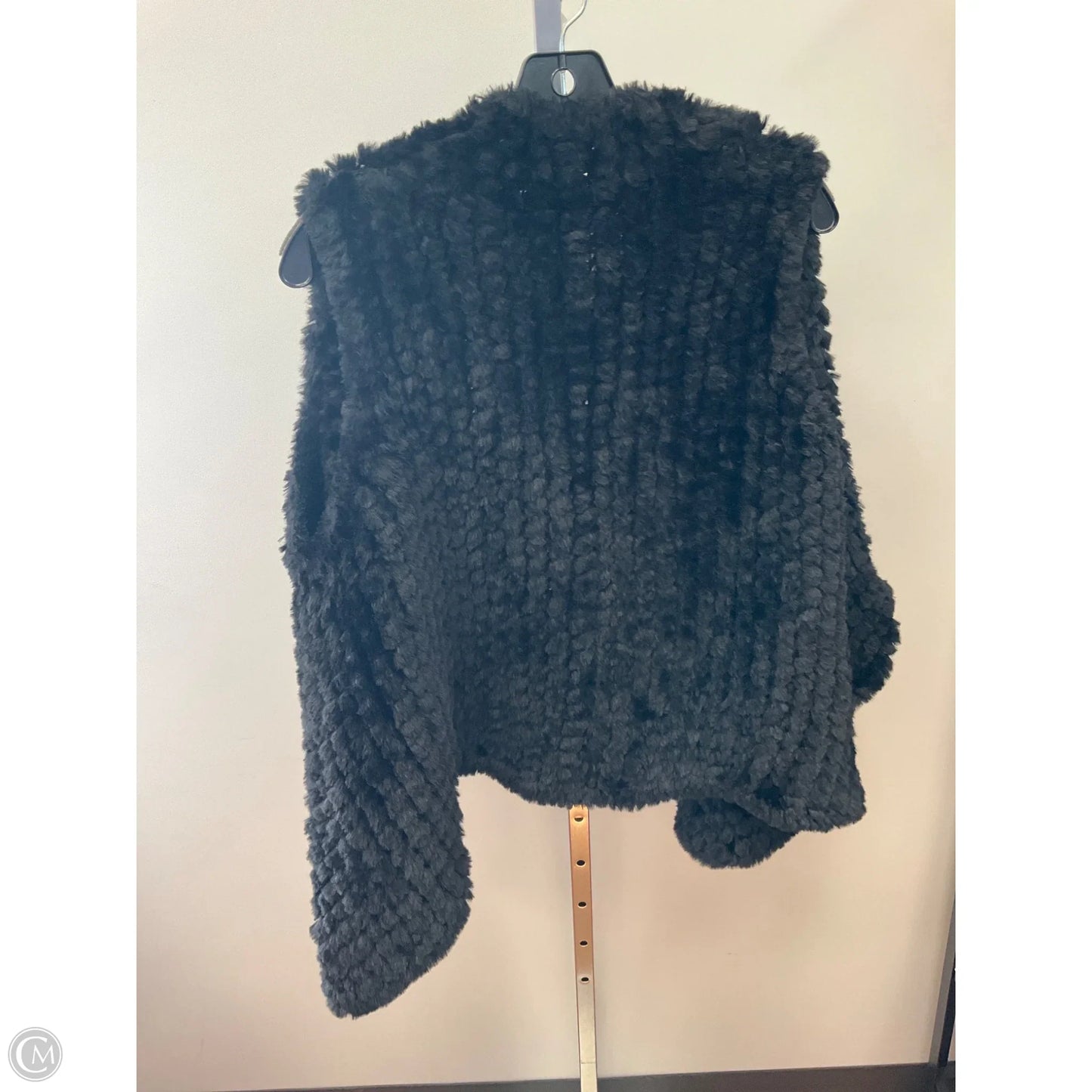 Vest Faux Fur & Sherpa By Amaryllis In Black, Size: M