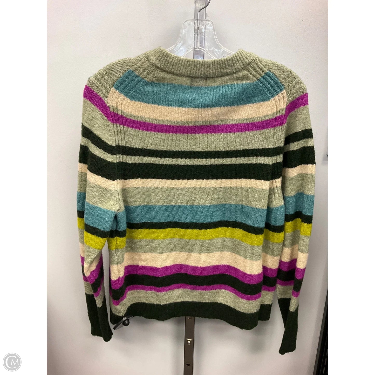 Sweater By A New Day In Striped Pattern, Size: M