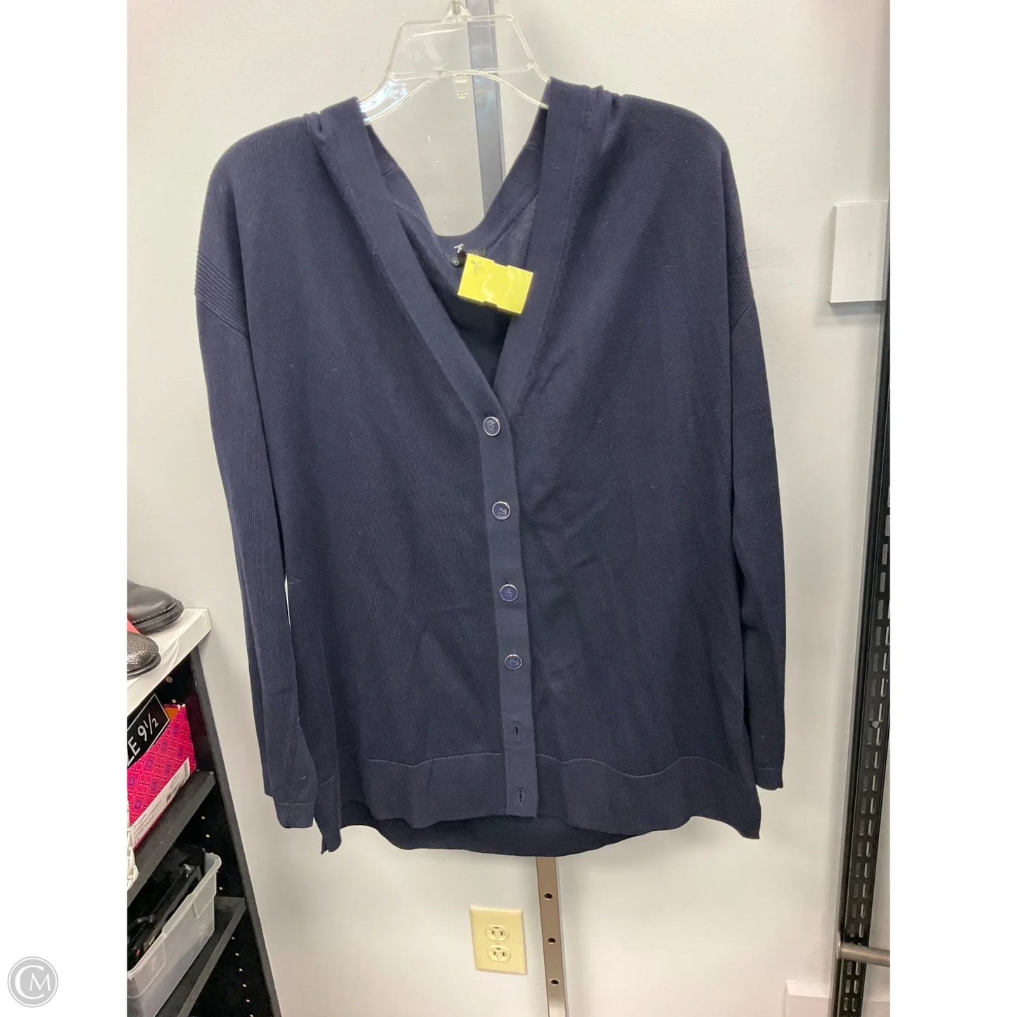 Sweater Cardigan By Talbots In Navy, Size: Xl