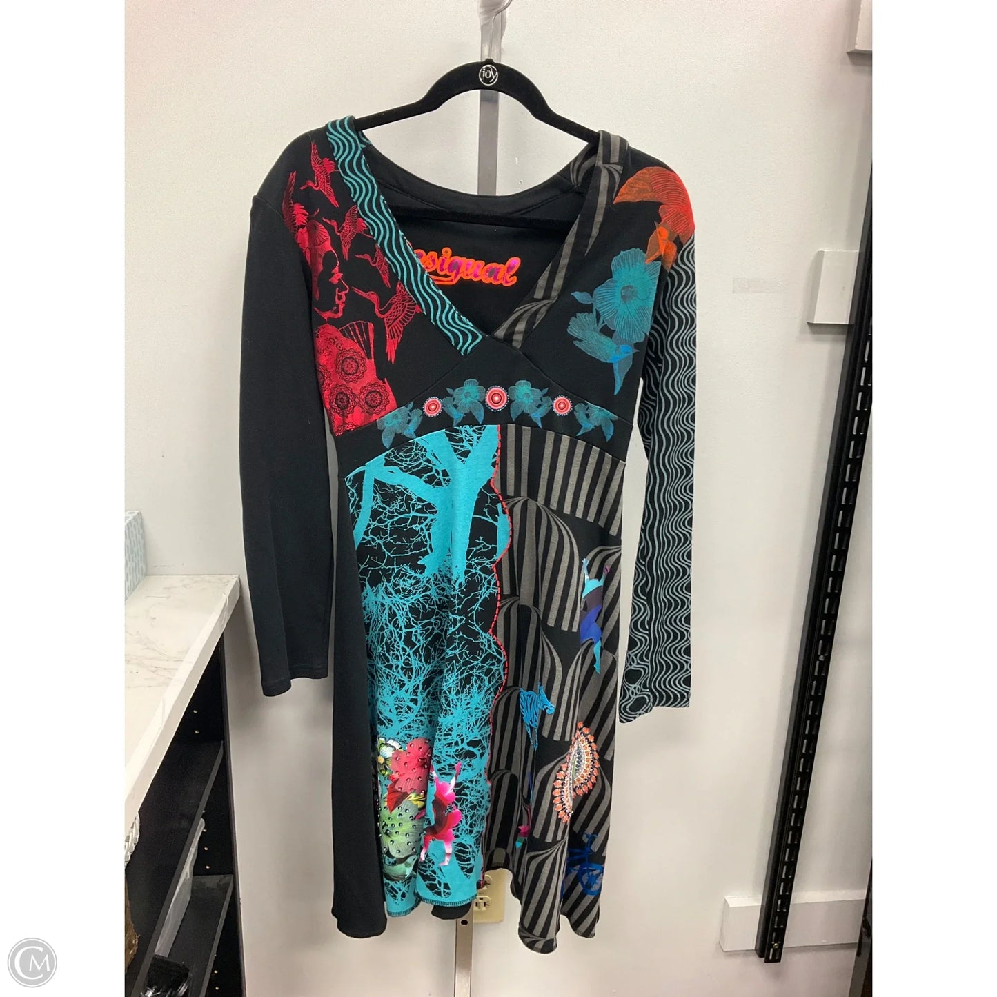 Dress Casual Short By Desigual In Multi-colored, Size: Xl