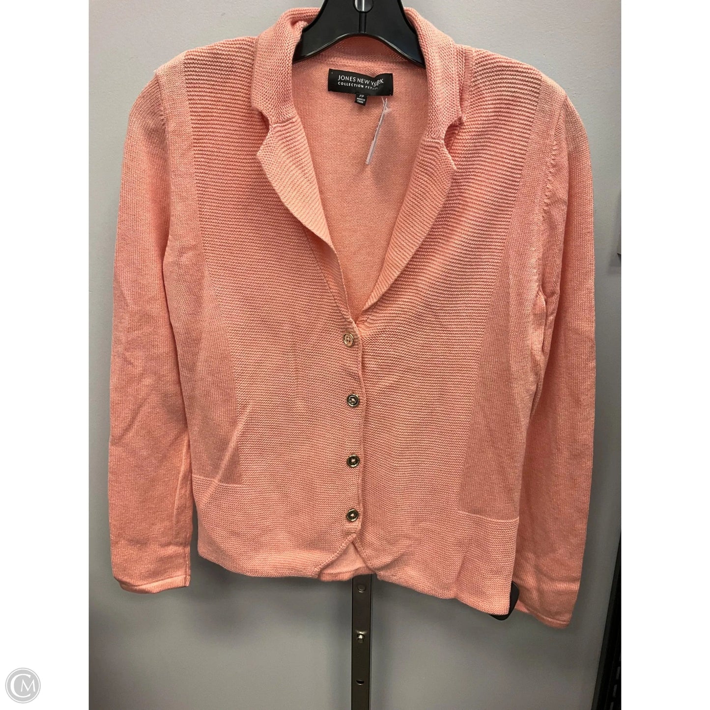Sweater By Jones New York In Peach, Size: Sp