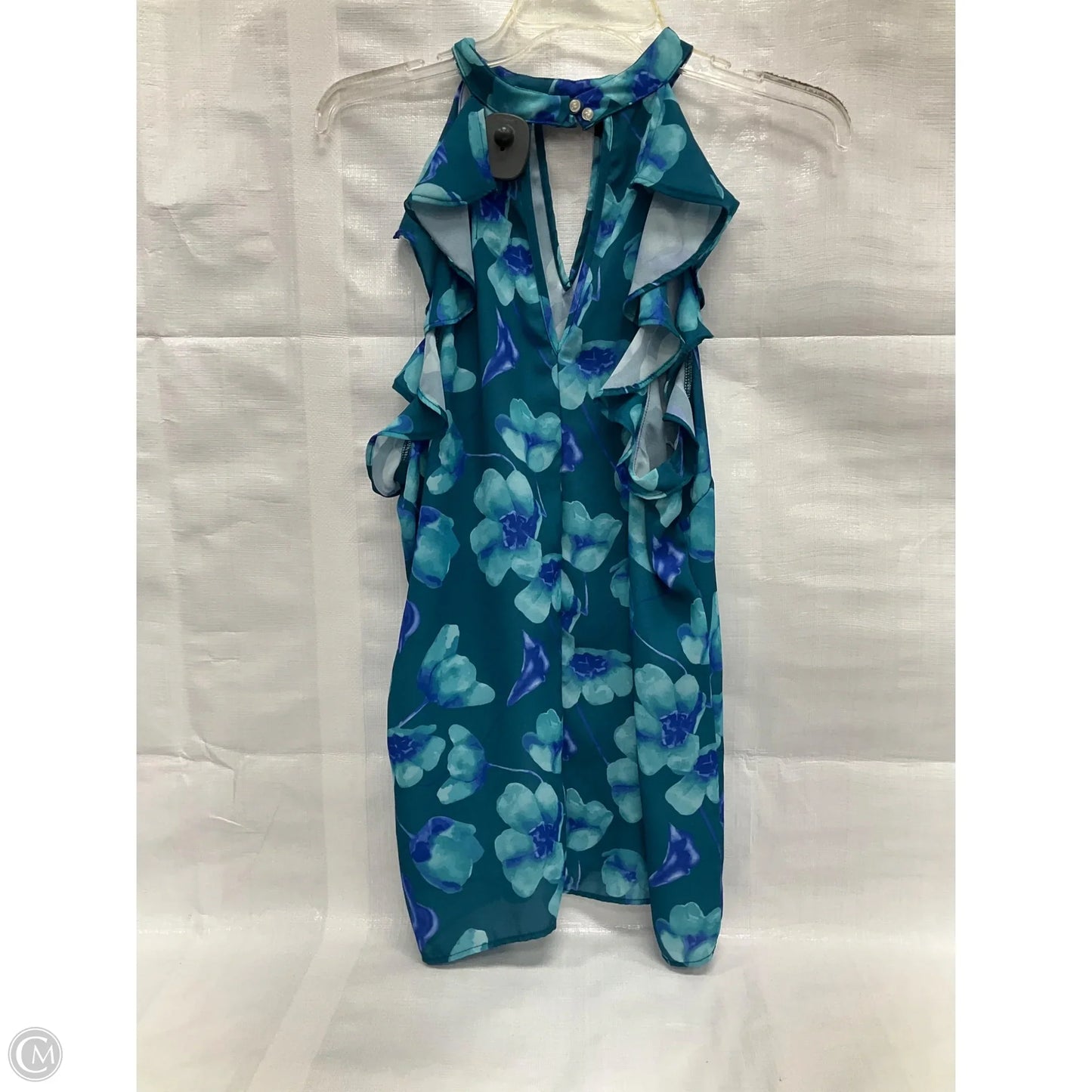 Top Sleeveless By Worthington In Teal, Size: Xl