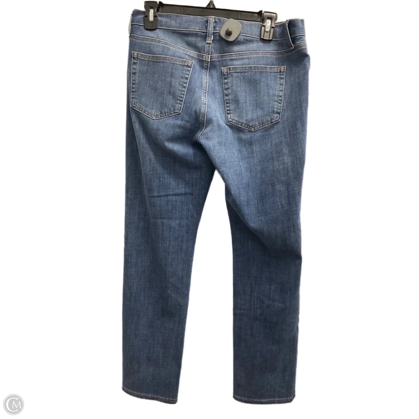 Jeans Straight By Gap In Blue Denim, Size: 10