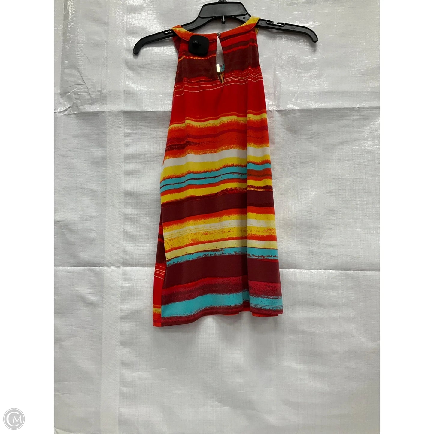 Top Sleeveless By New York And Co In Orange, Size: S