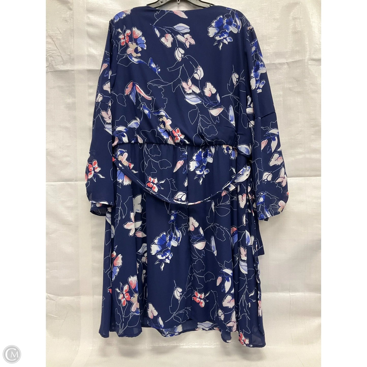 Dress Casual Midi By Westport In Blue, Size: 2x