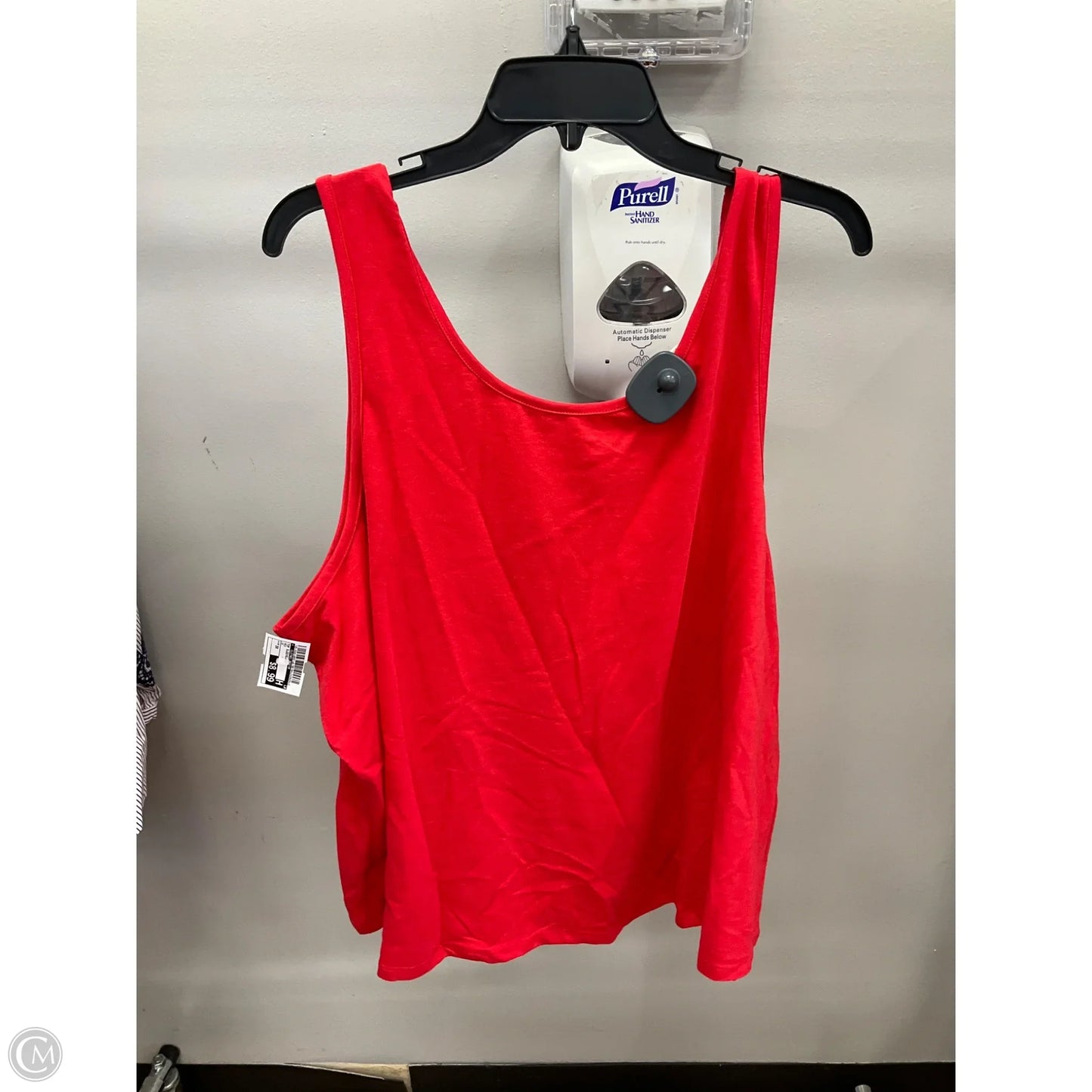 Top Sleeveless By Clothes Mentor In Red, Size: 3x