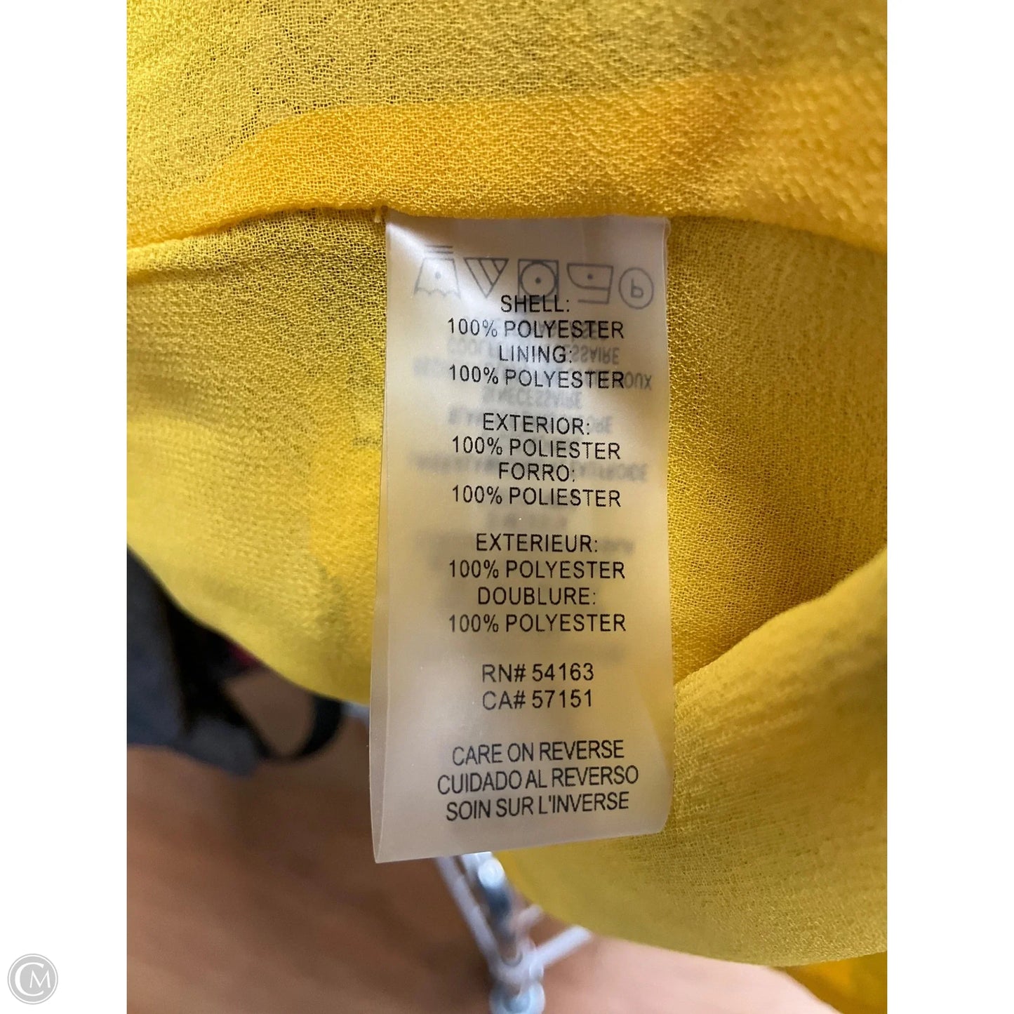 Top Sleeveless By Tommy Hilfiger In Yellow, Size: Xs