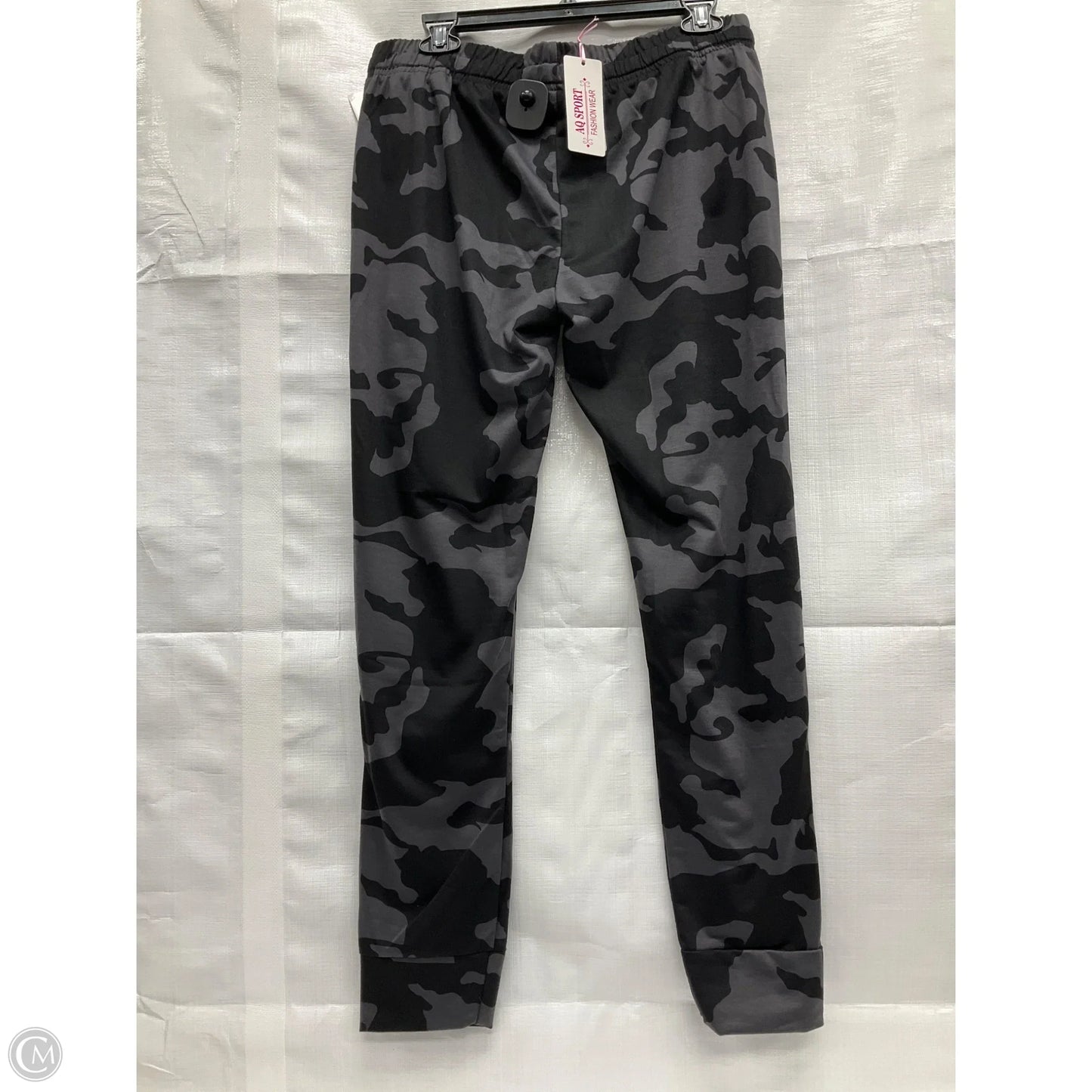 Athletic Pants By Clothes Mentor In Black & Grey, Size: M