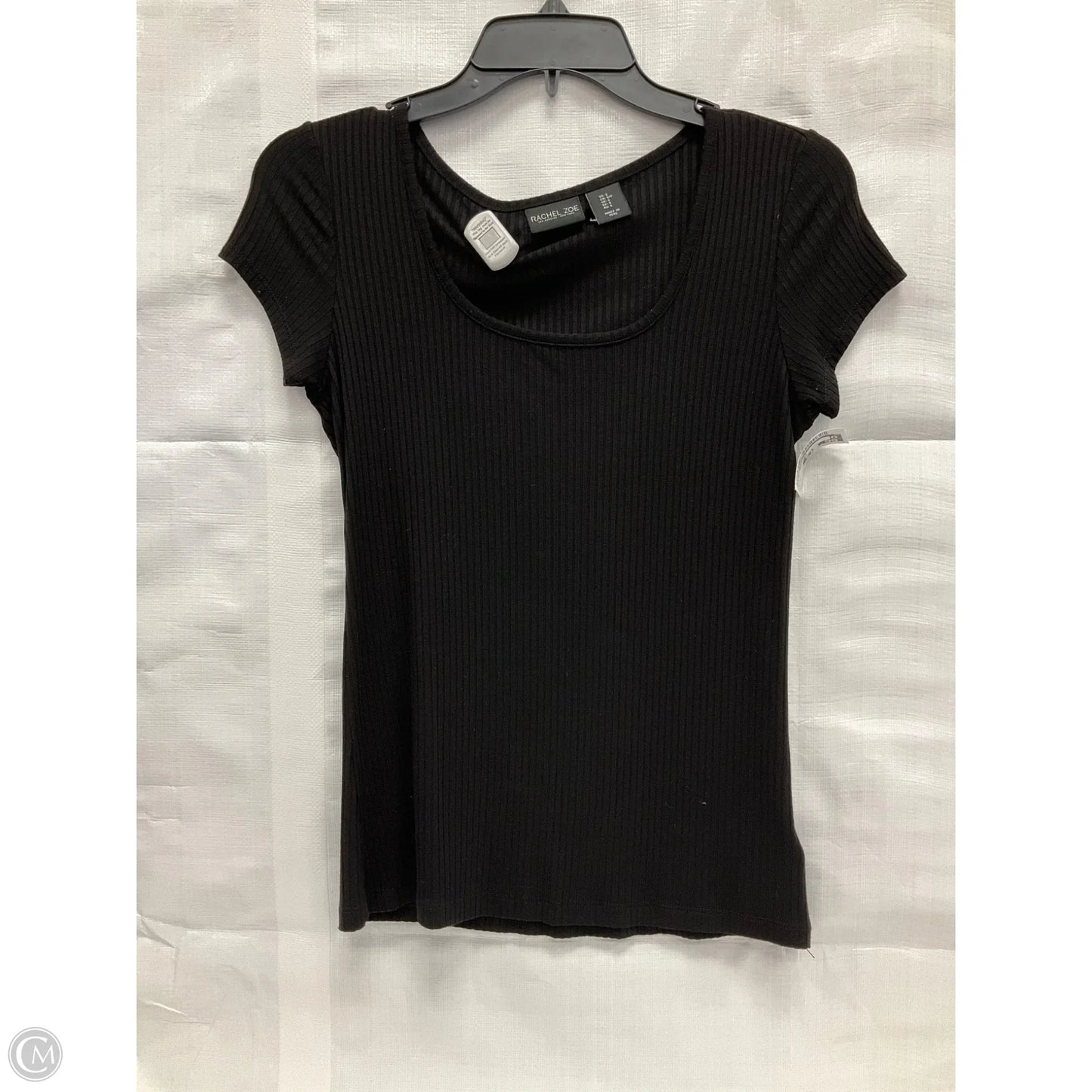 Top Short Sleeve Basic By Rachel Zoe In Black, Size: M