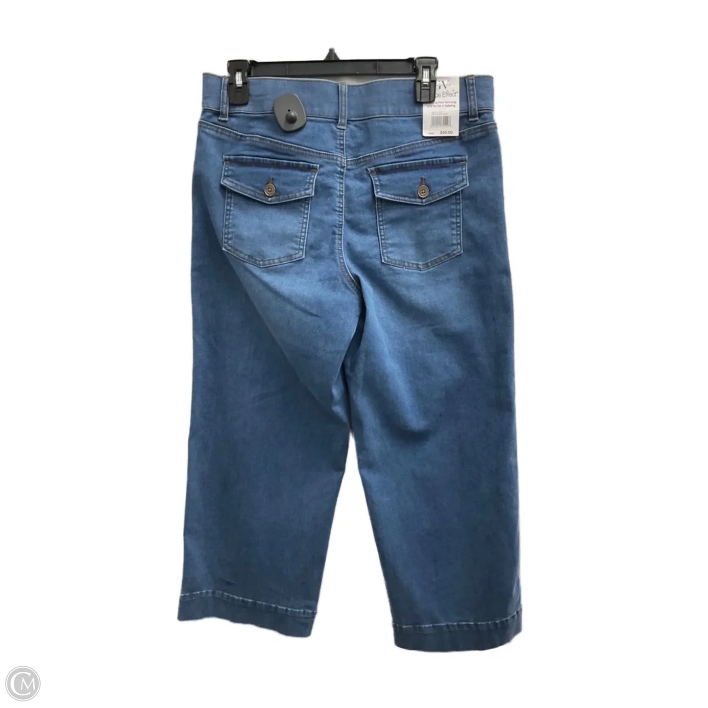 Pants Cropped By Gloria Vanderbilt In Blue Denim, Size: 10