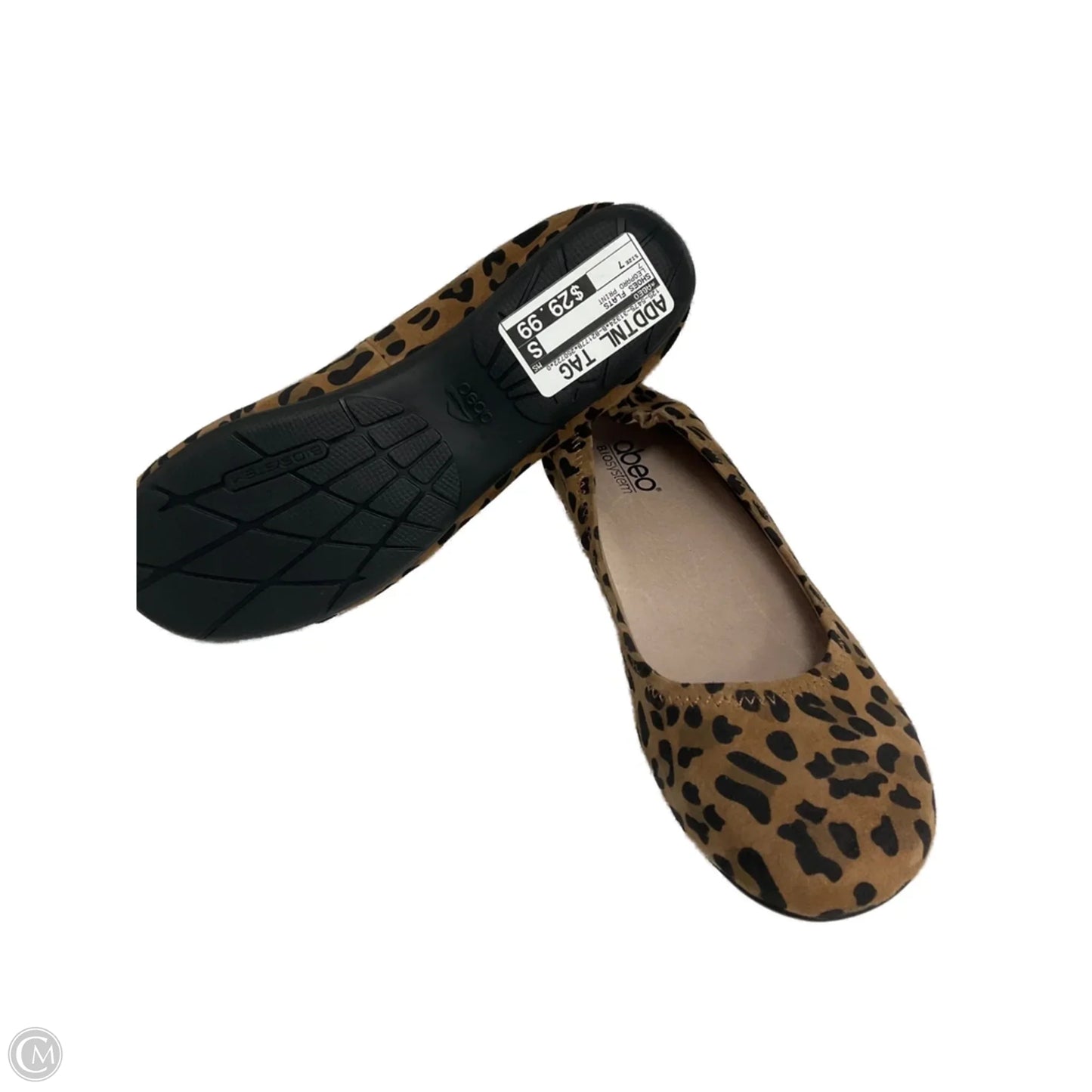 Shoes Flats By Abeo In Leopard Print, Size: 7