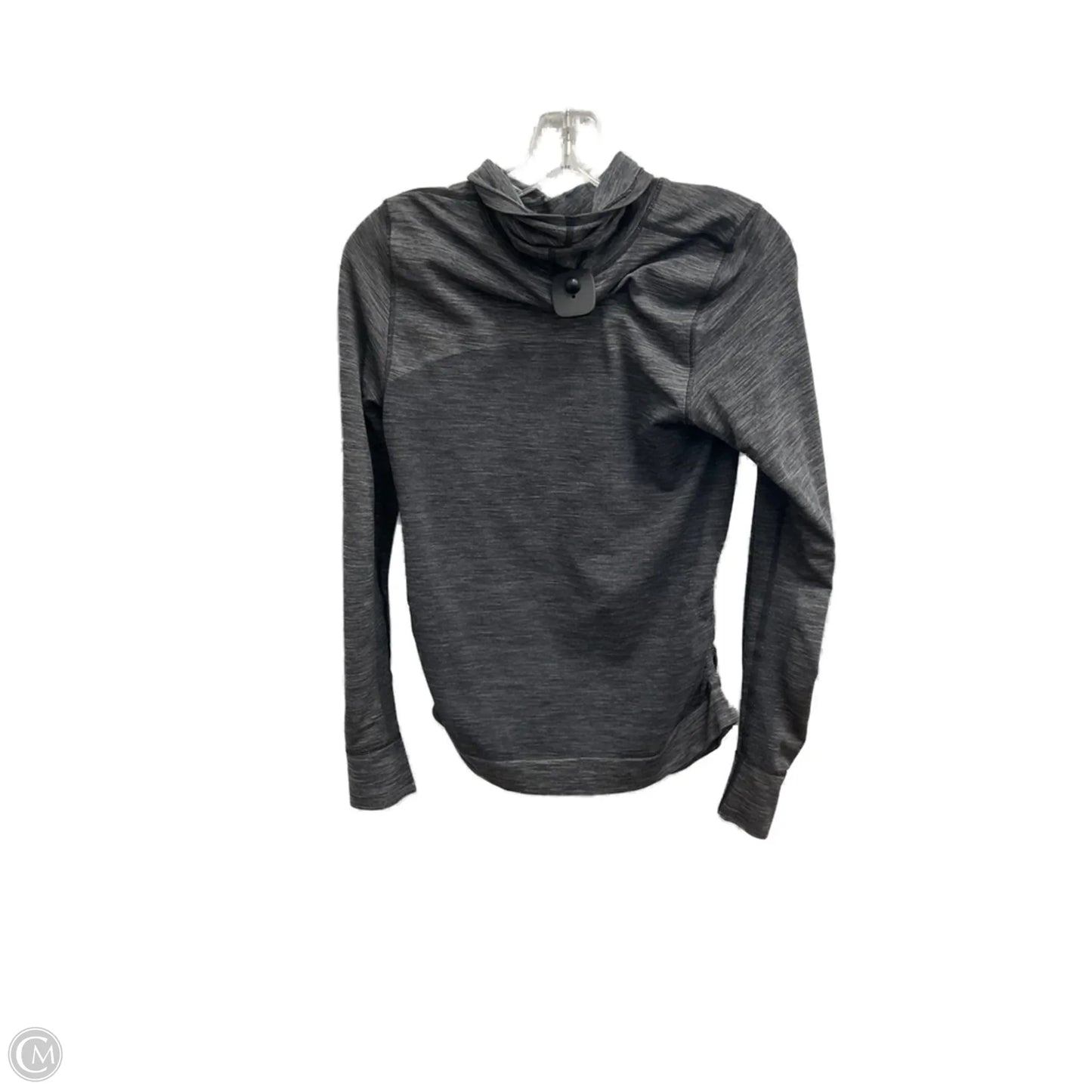 Athletic Top Long Sleeve Collar By Lululemon In Grey, Size: 8